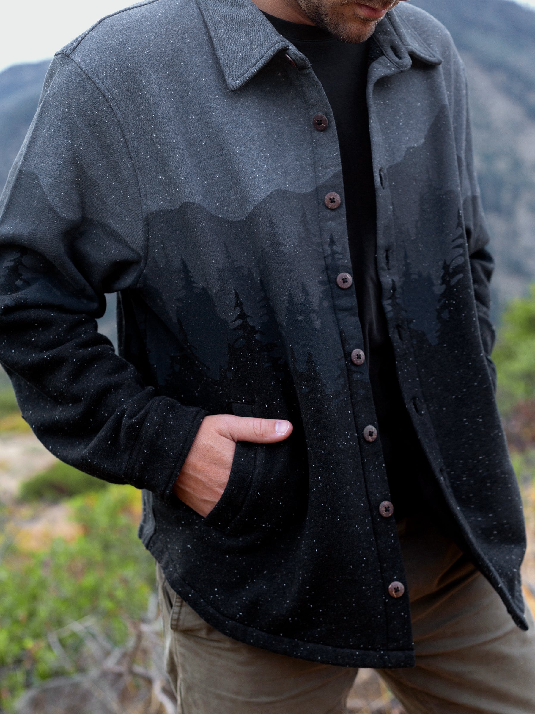 Dark Frost Blanket Shirt