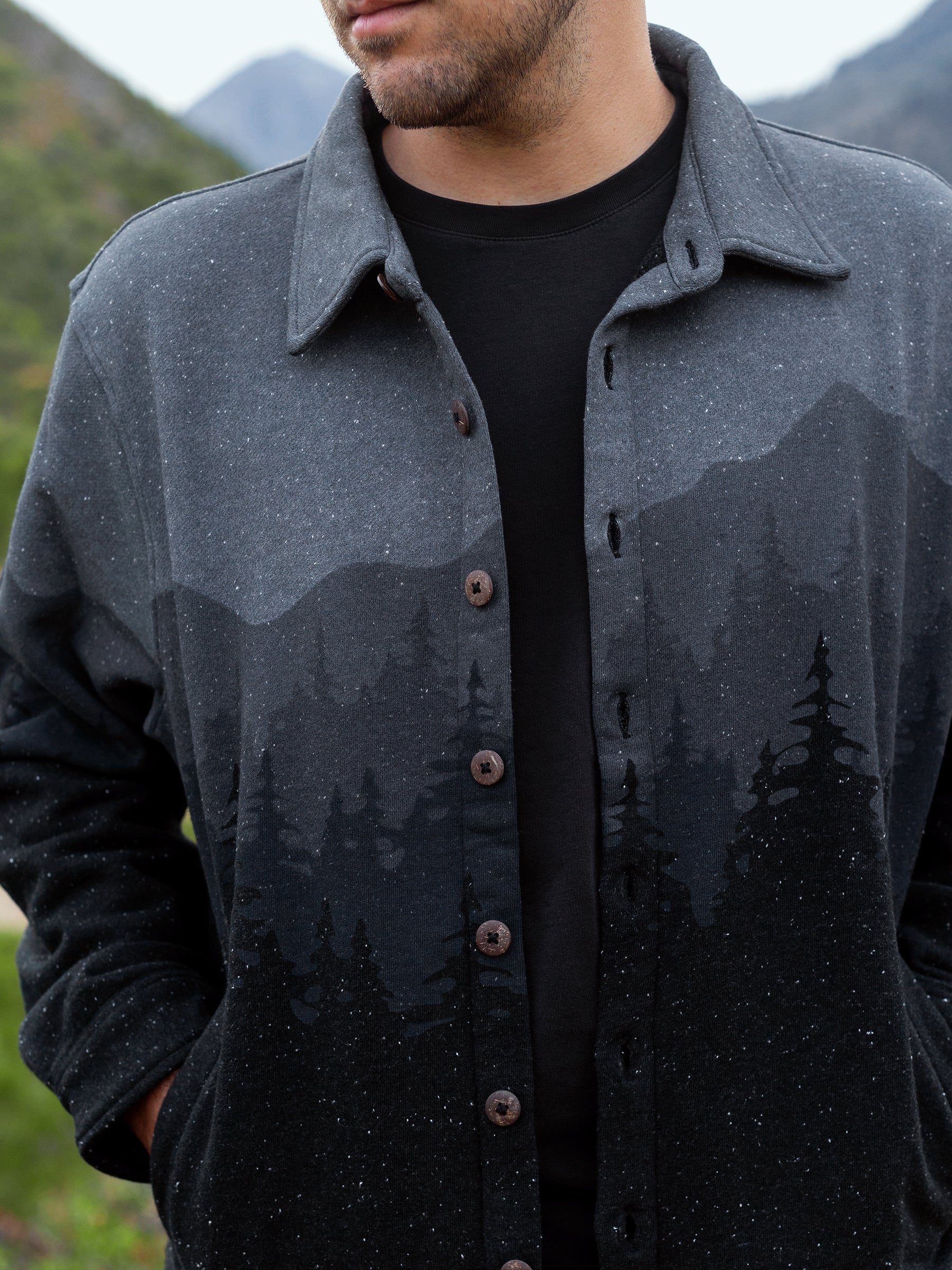 Dark Frost Blanket Shirt
