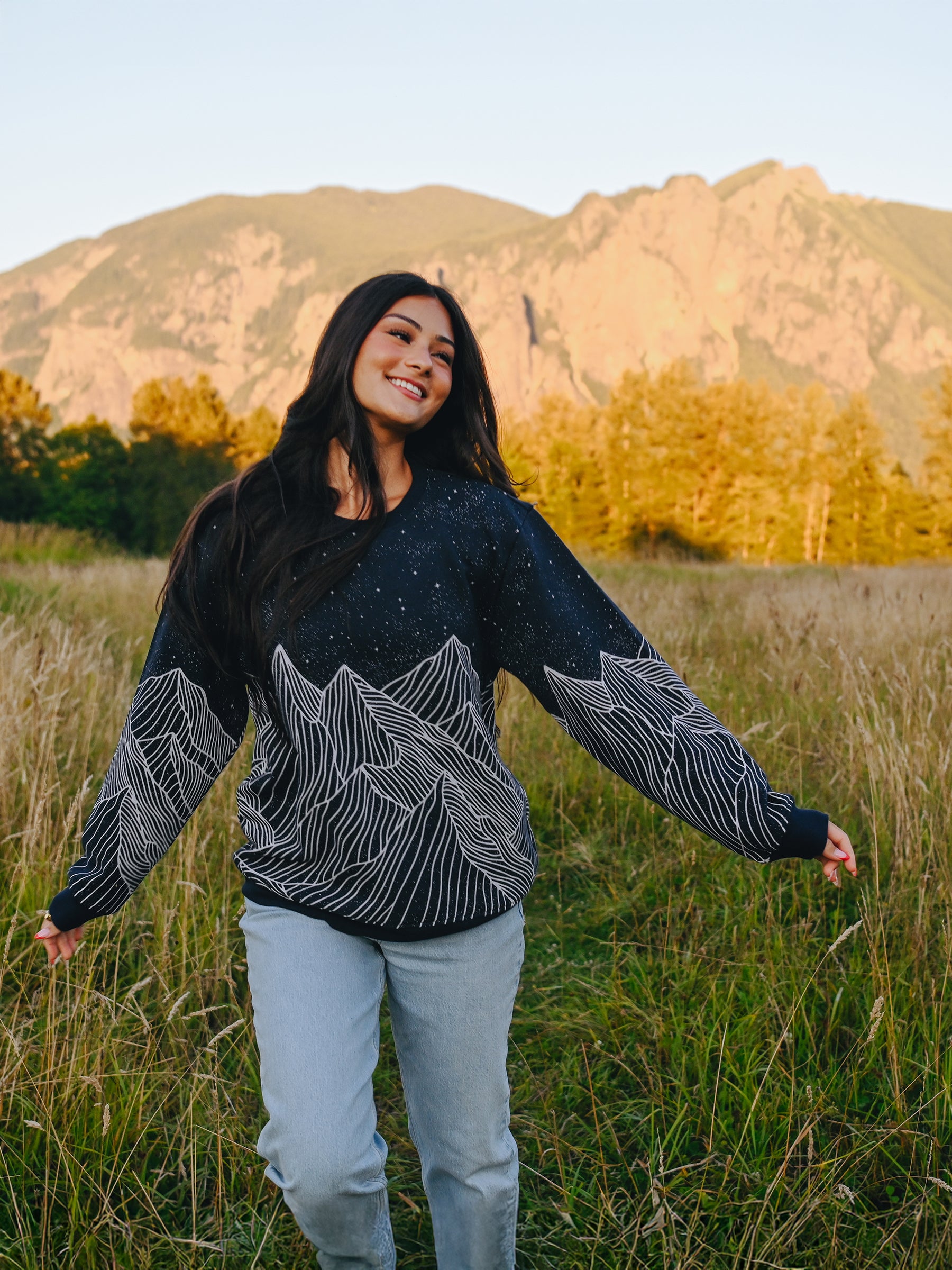 Alpine Etching Pullover