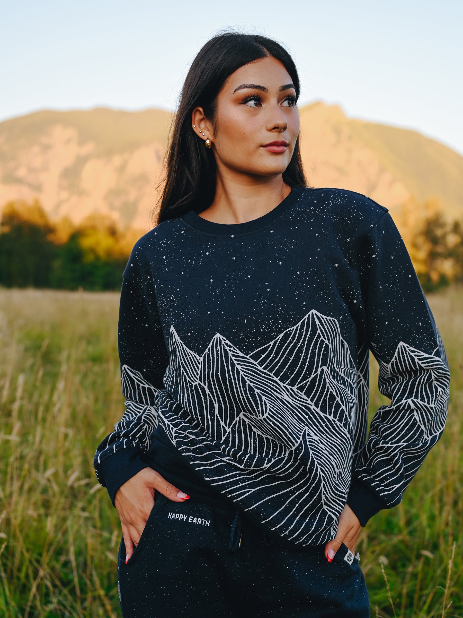 Alpine Etching Pullover