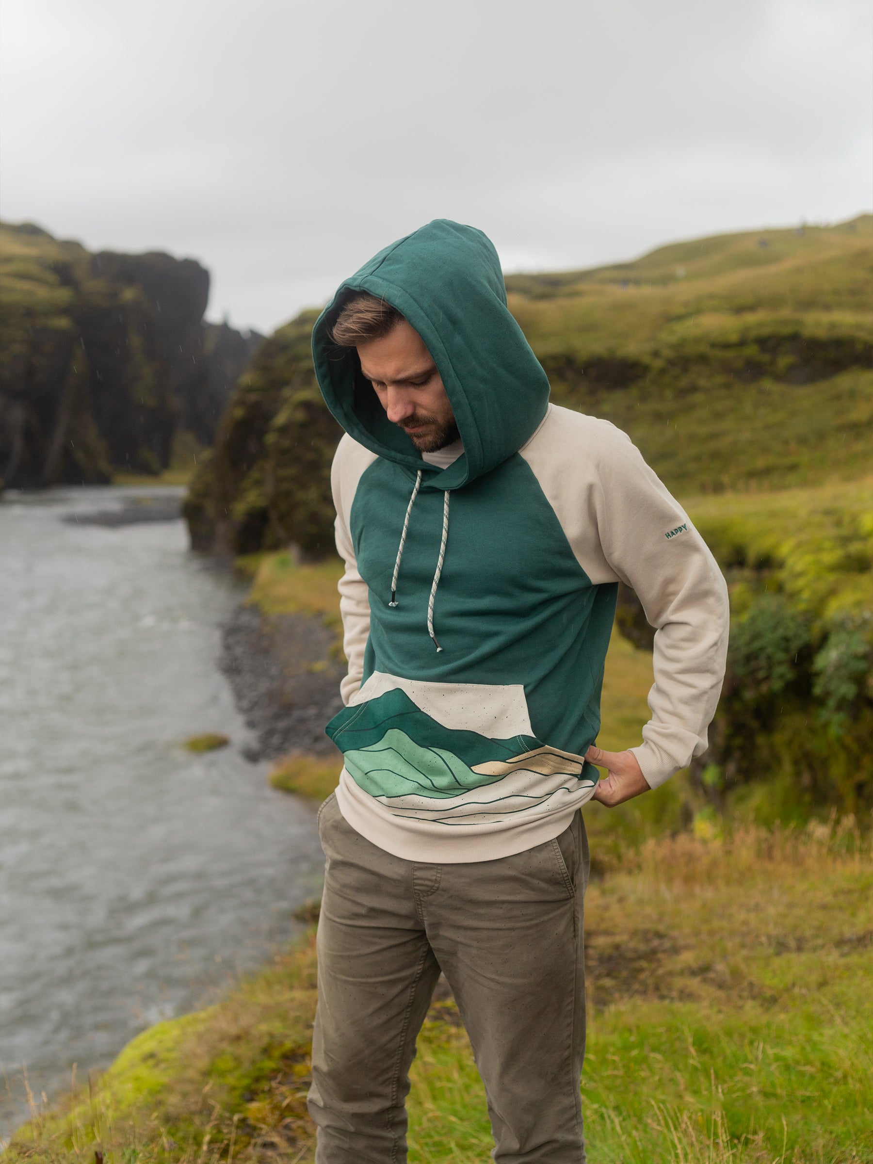 Adirondack Hoodie, a Organic Hoodie by Happy Earth Apparel