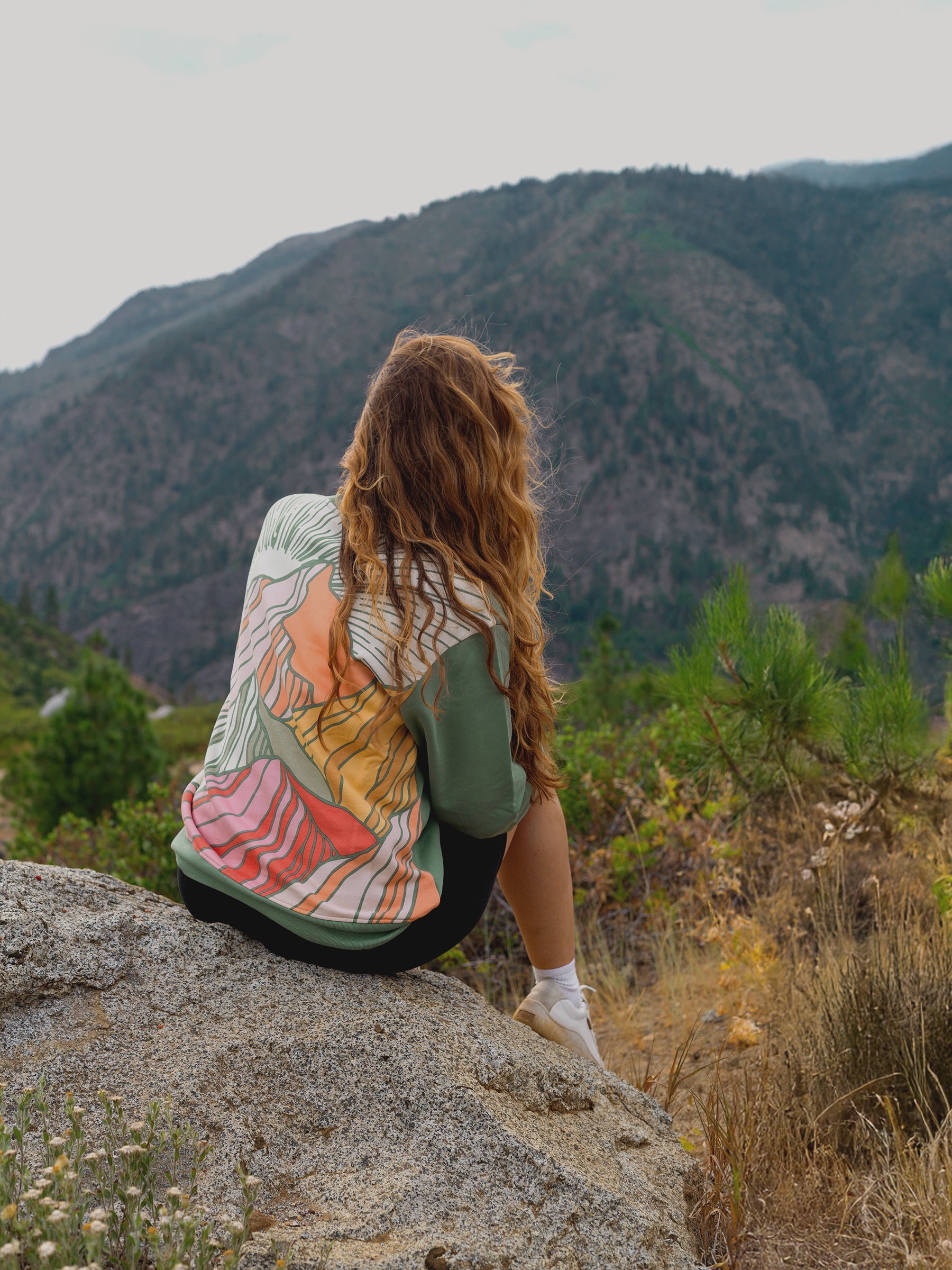 Alpenglow Pullover, a Organic Sweatshirt by Happy Earth Apparel