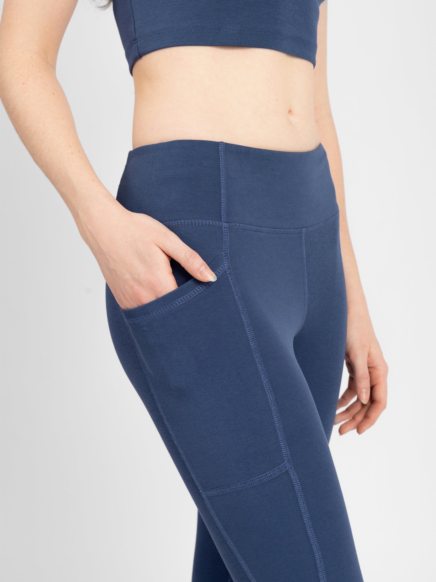 PlantTec™ Organic Leggings | Blueberry