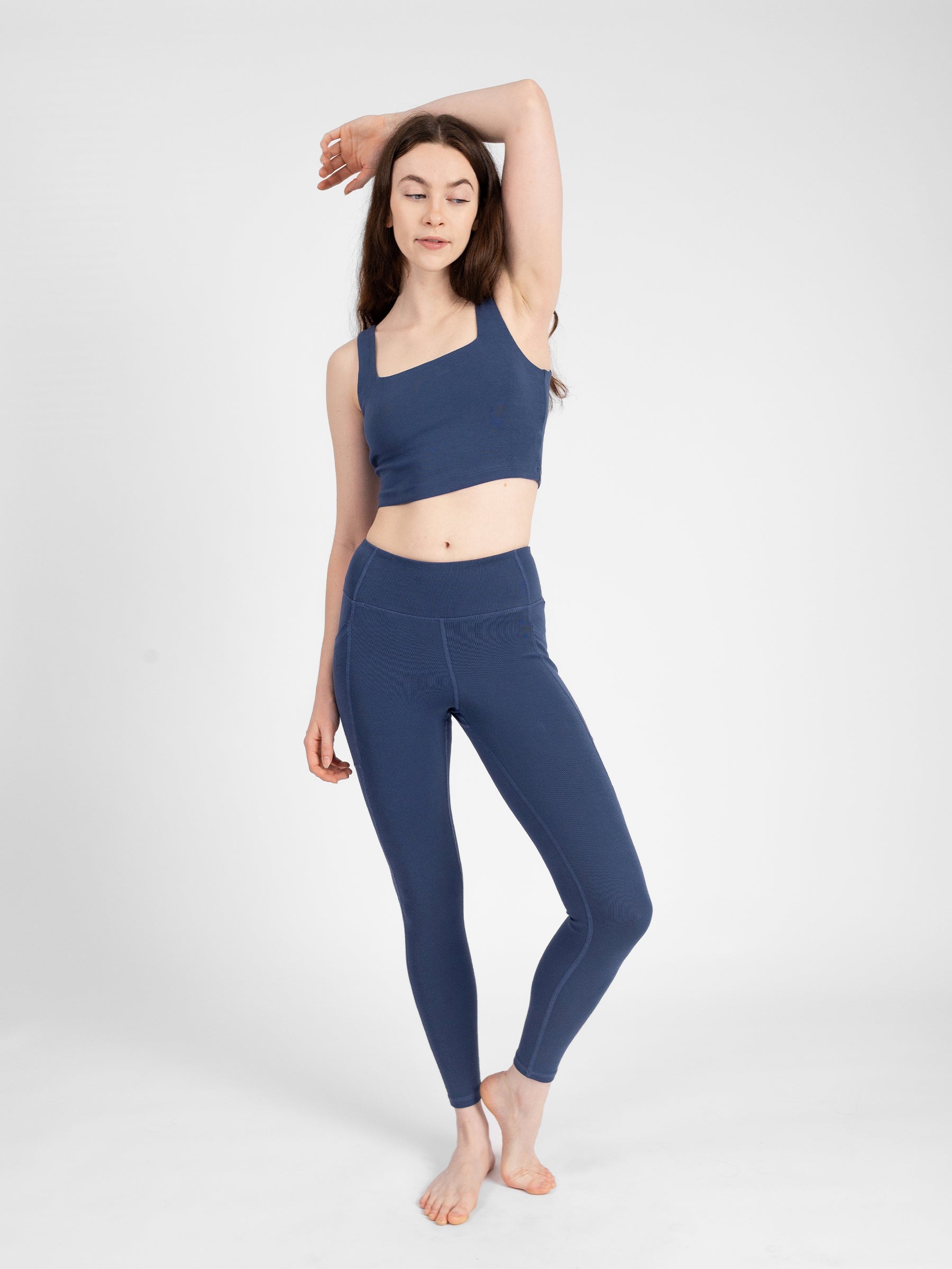 PlantTec™ Organic Leggings | Blueberry