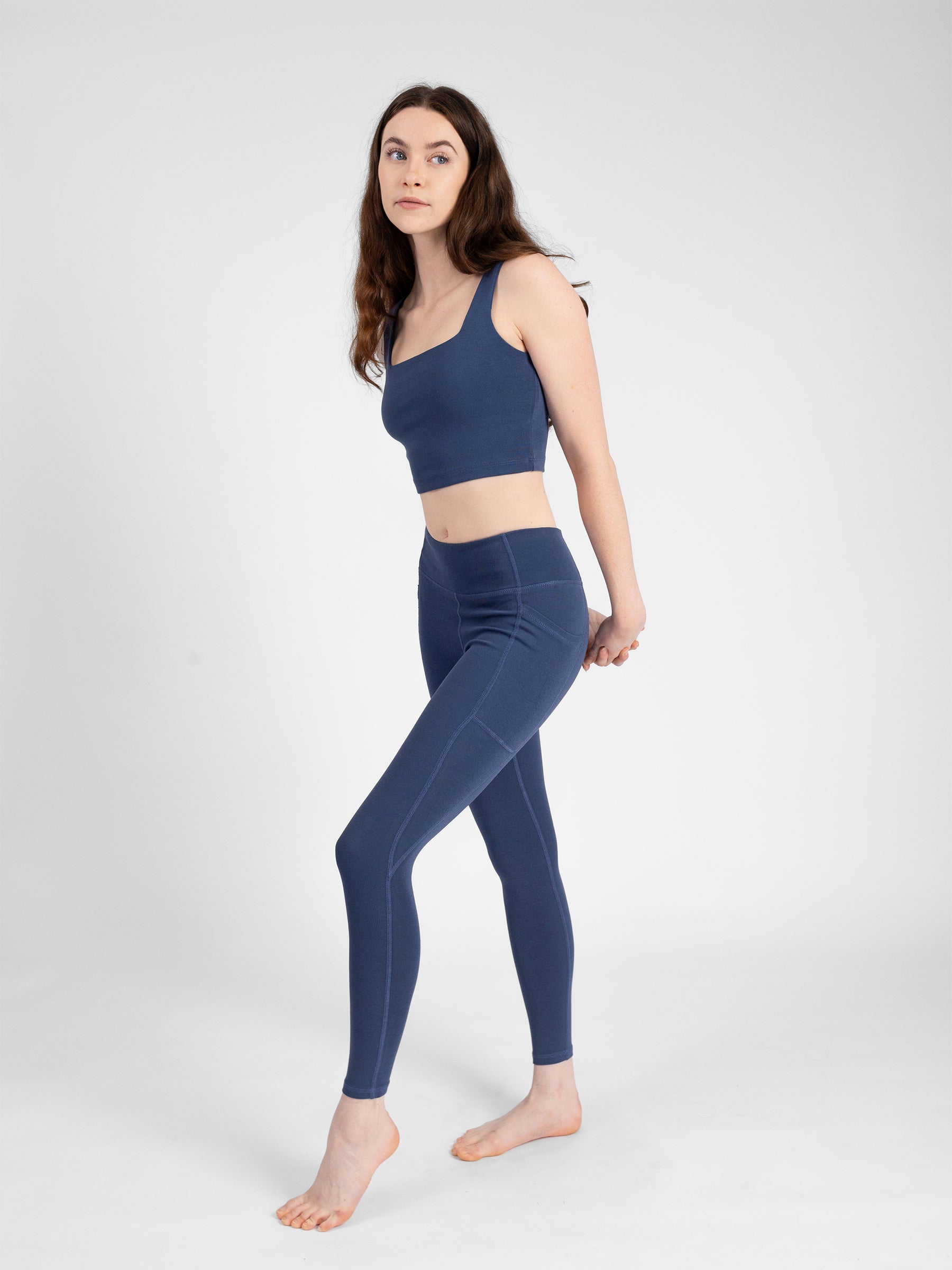PlantTec™ Organic Leggings | Blueberry