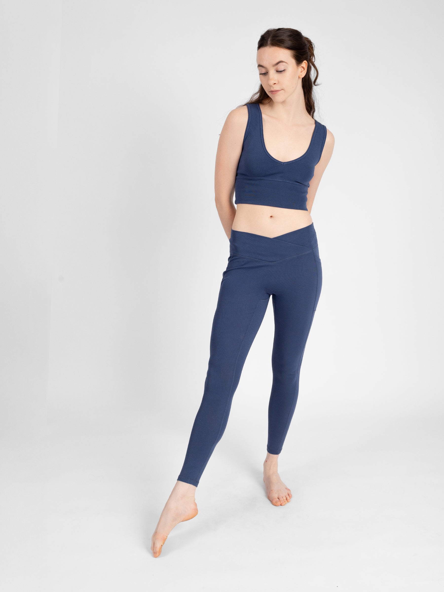 PlantTec™ Organic Seamless Leggings | Blueberry