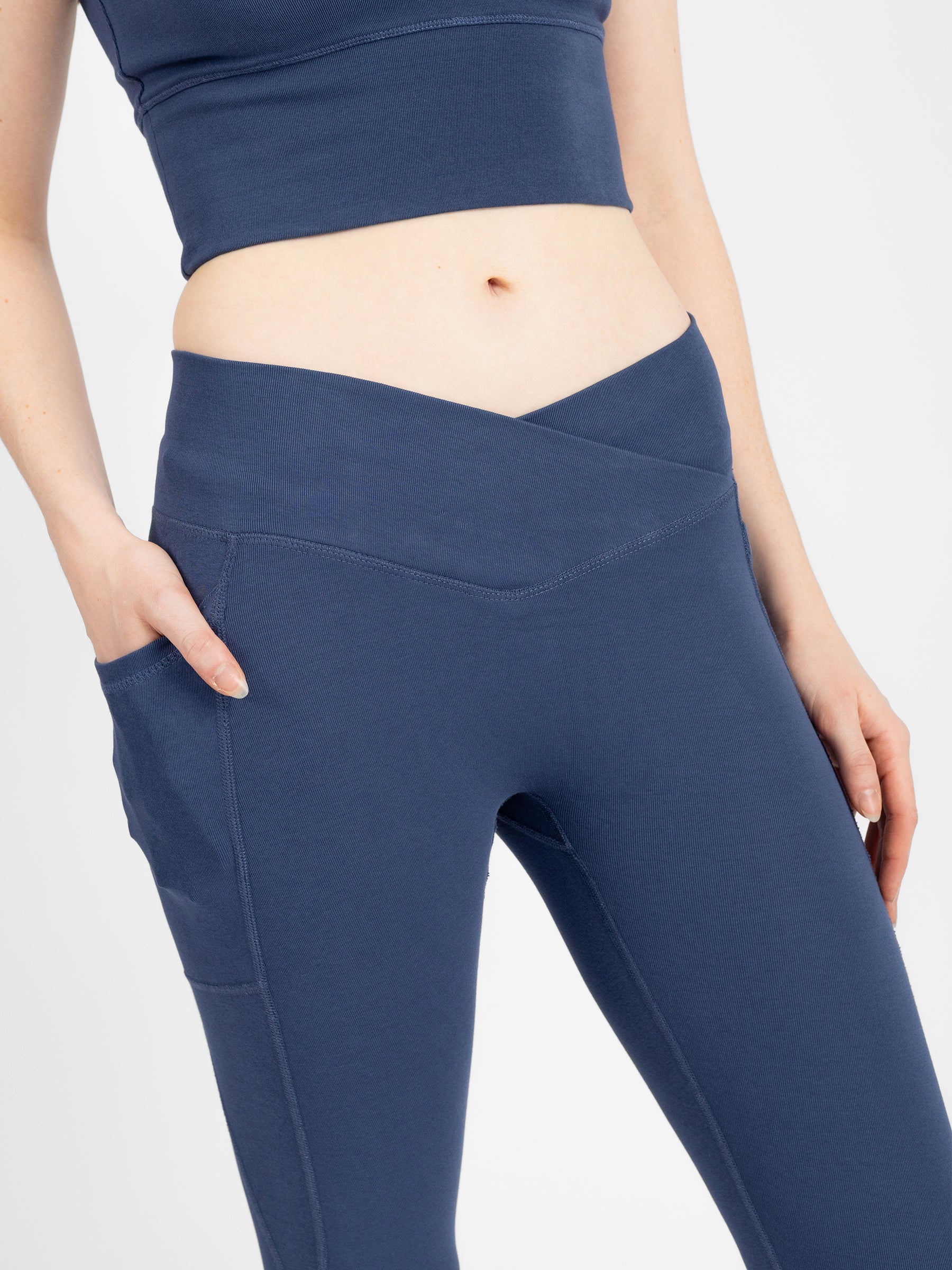 PlantTec™ Organic Seamless Leggings | Blueberry