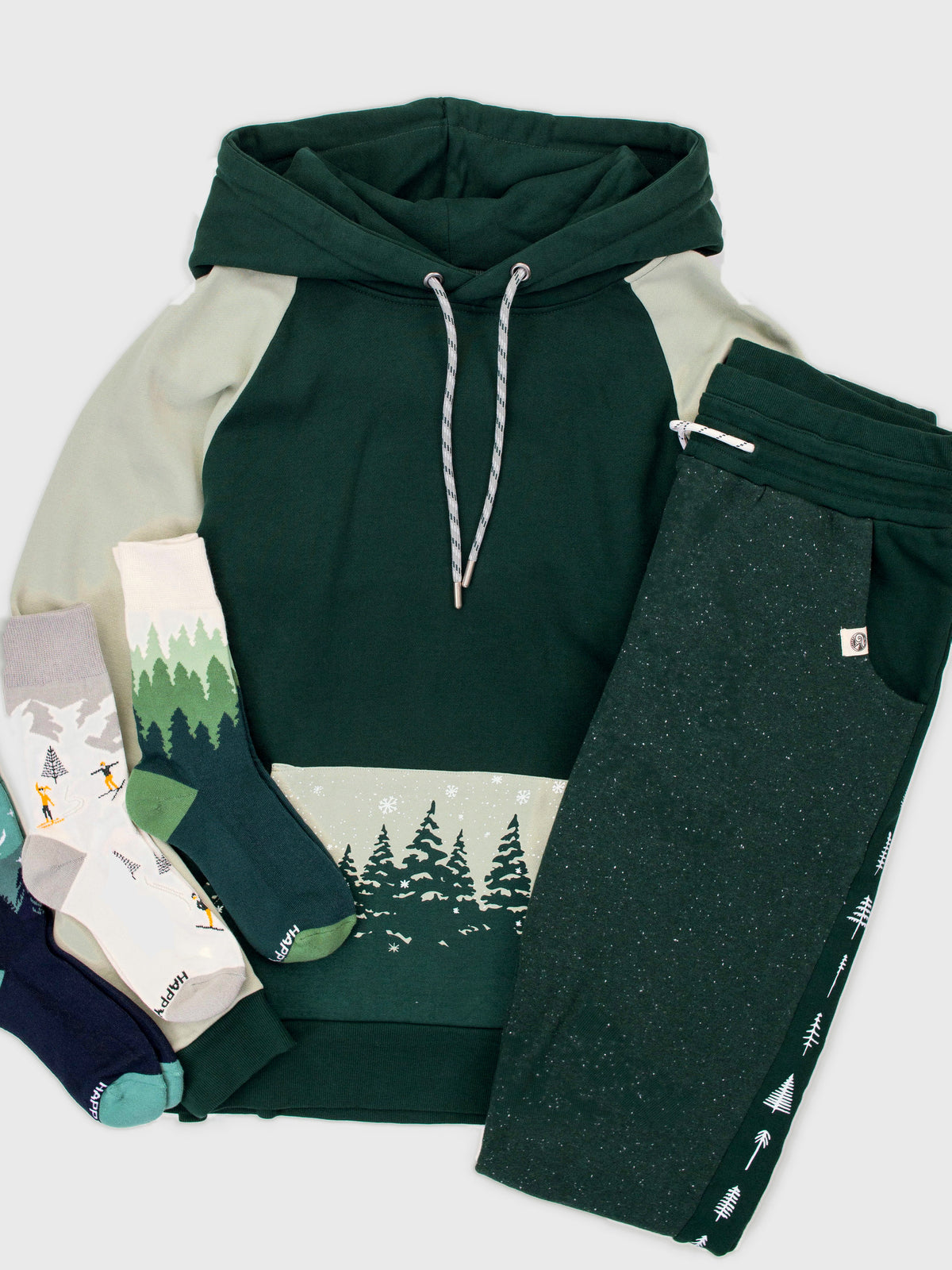 Powdered Pines Hoodie Bundle