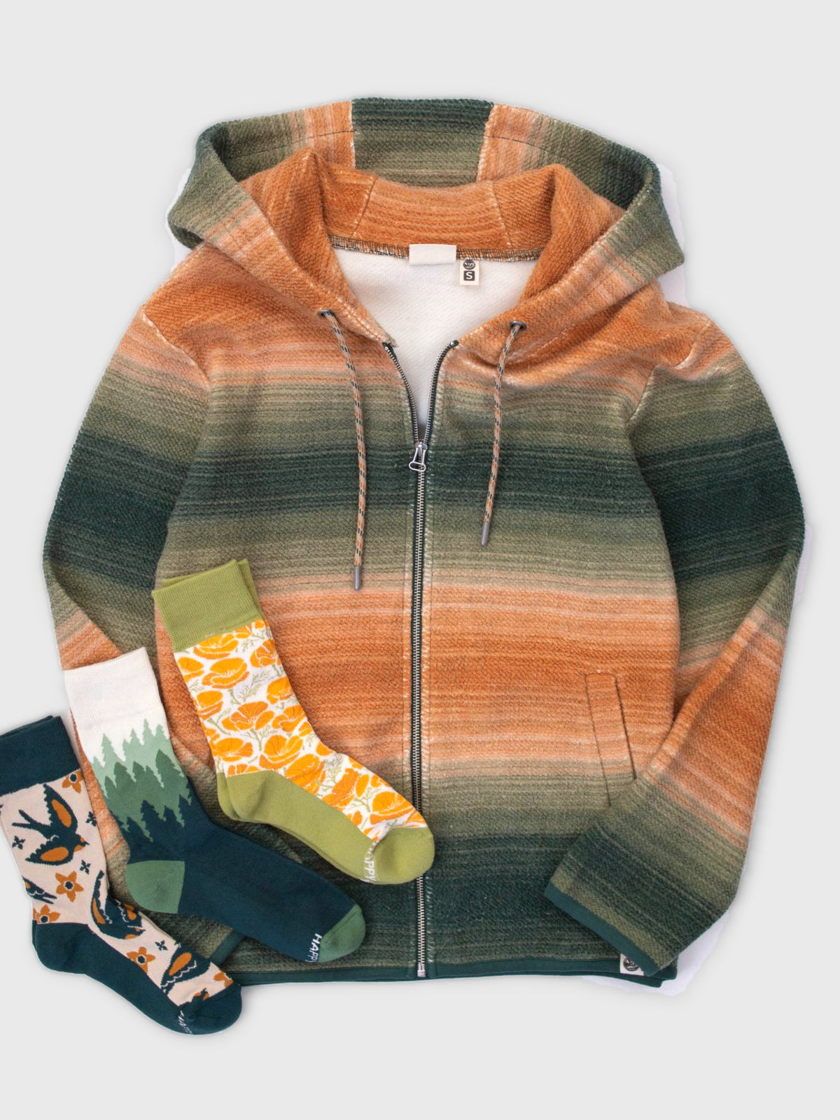 Autumn Ombré Sherpa Hoodie Bundle