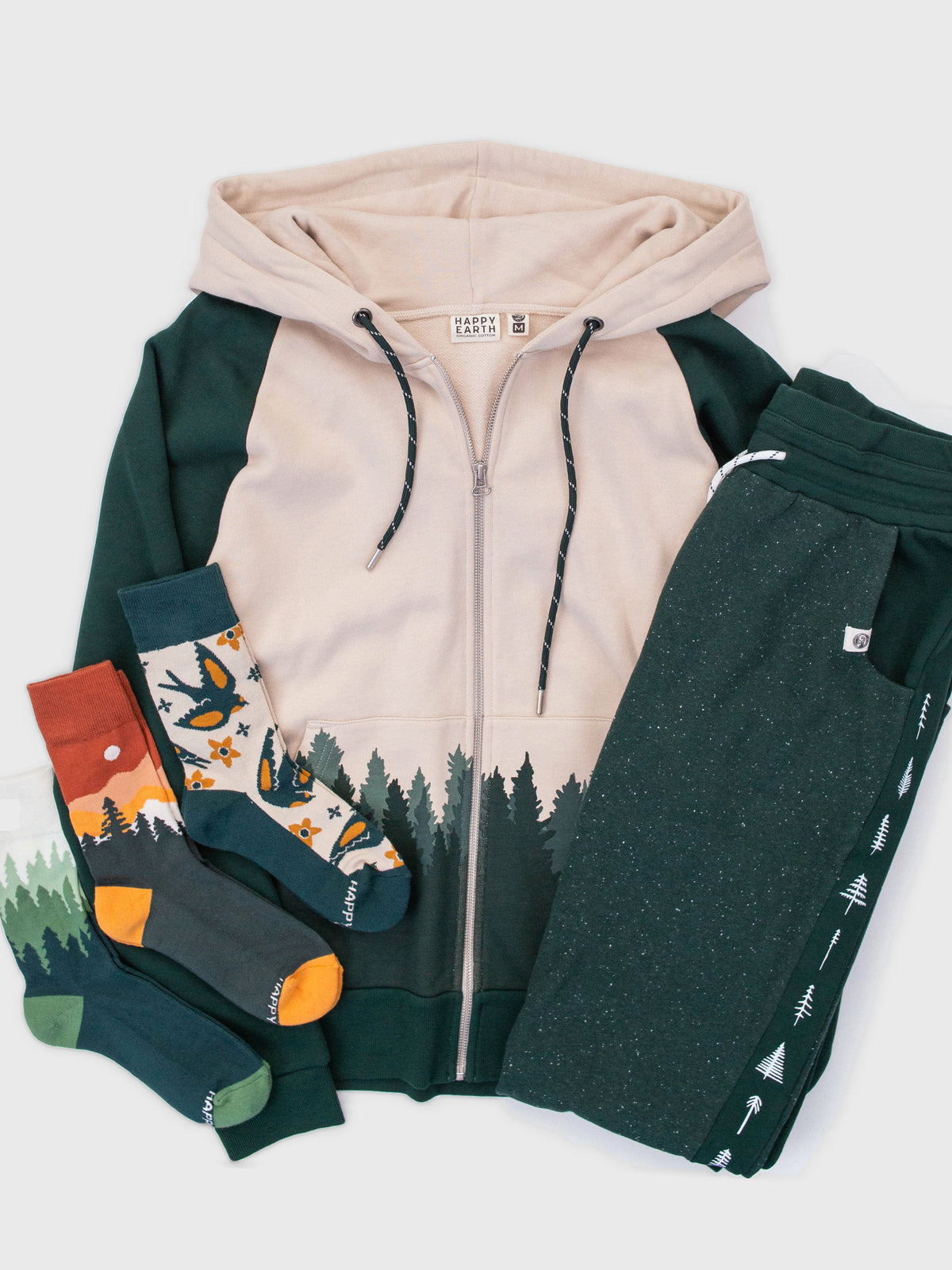 Fading Forest Zip Hoodie Bundle