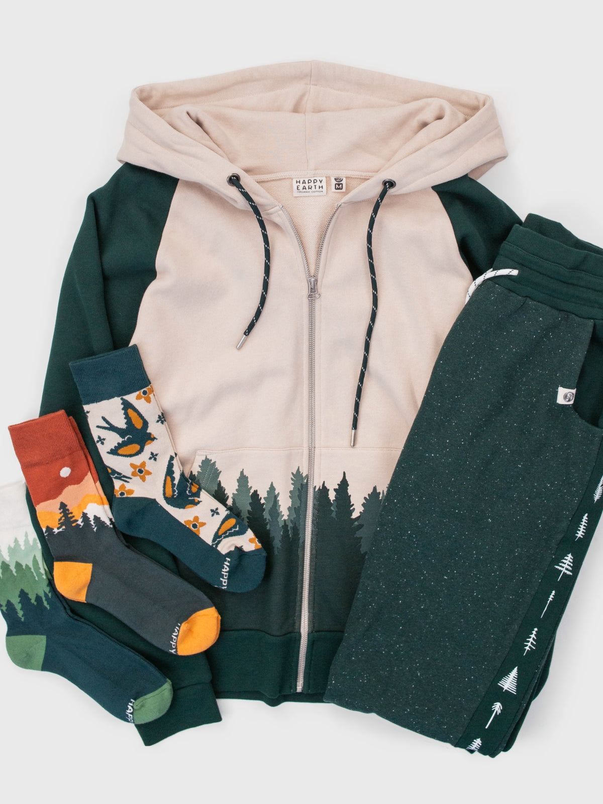 Fading Forest Zip Hoodie Bundle