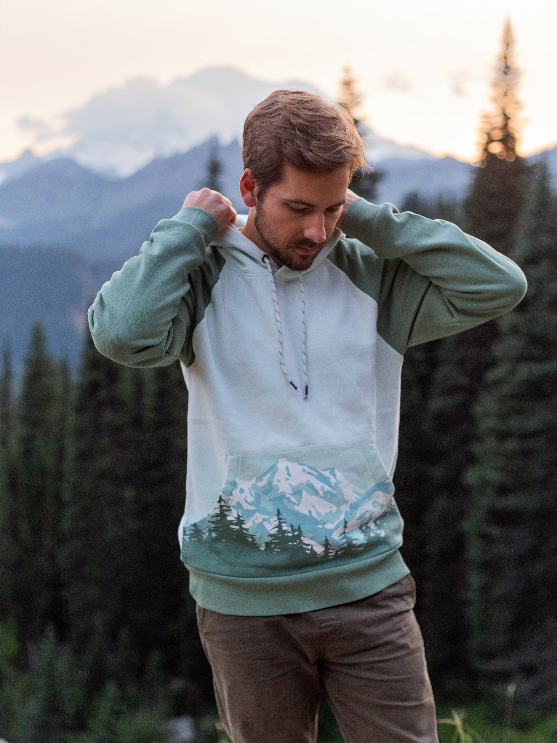 Cascadia Hoodie-Organic Hoodie-Happy Earth