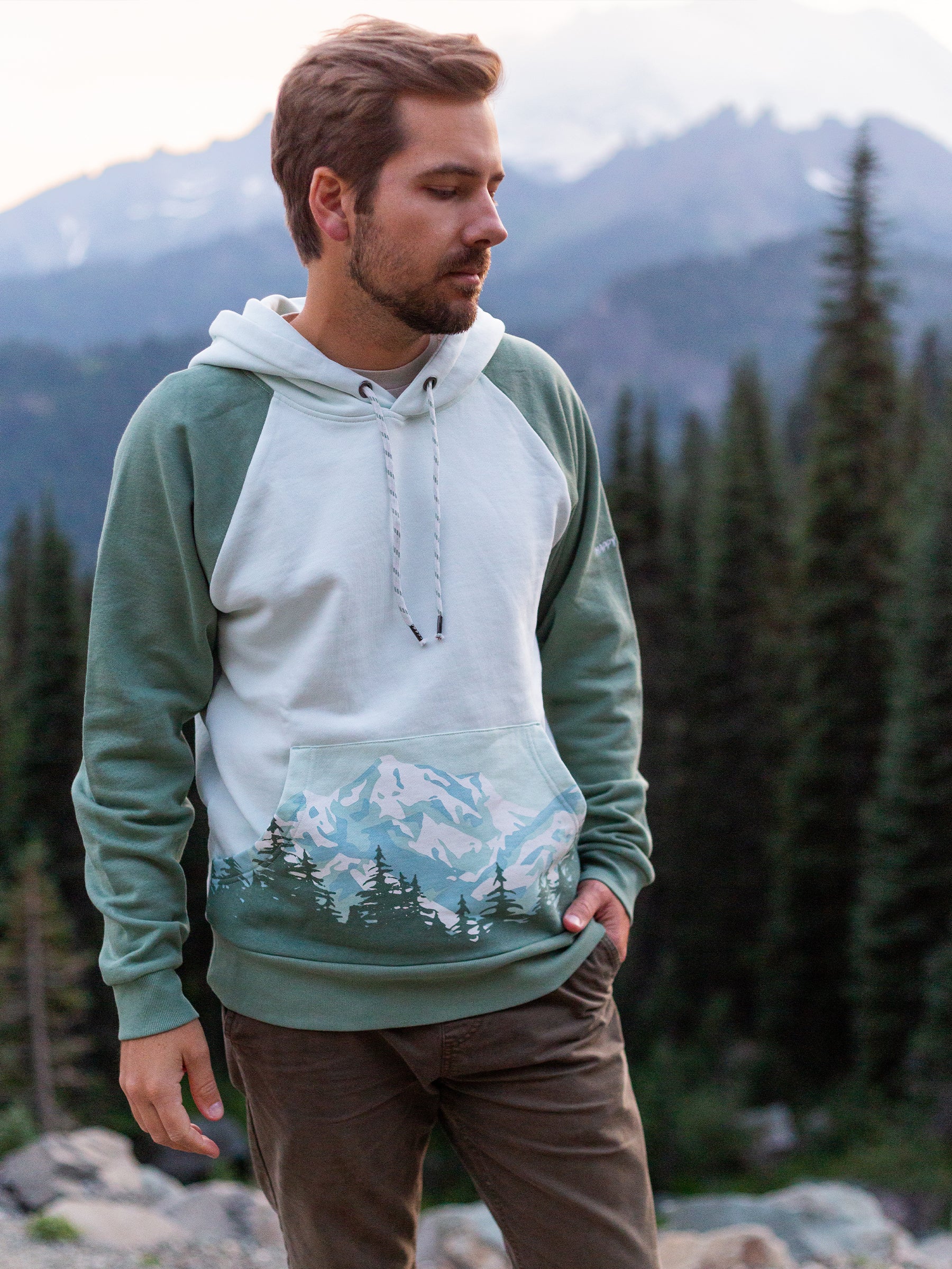 Cascadia Hoodie-Organic Hoodie-Happy Earth