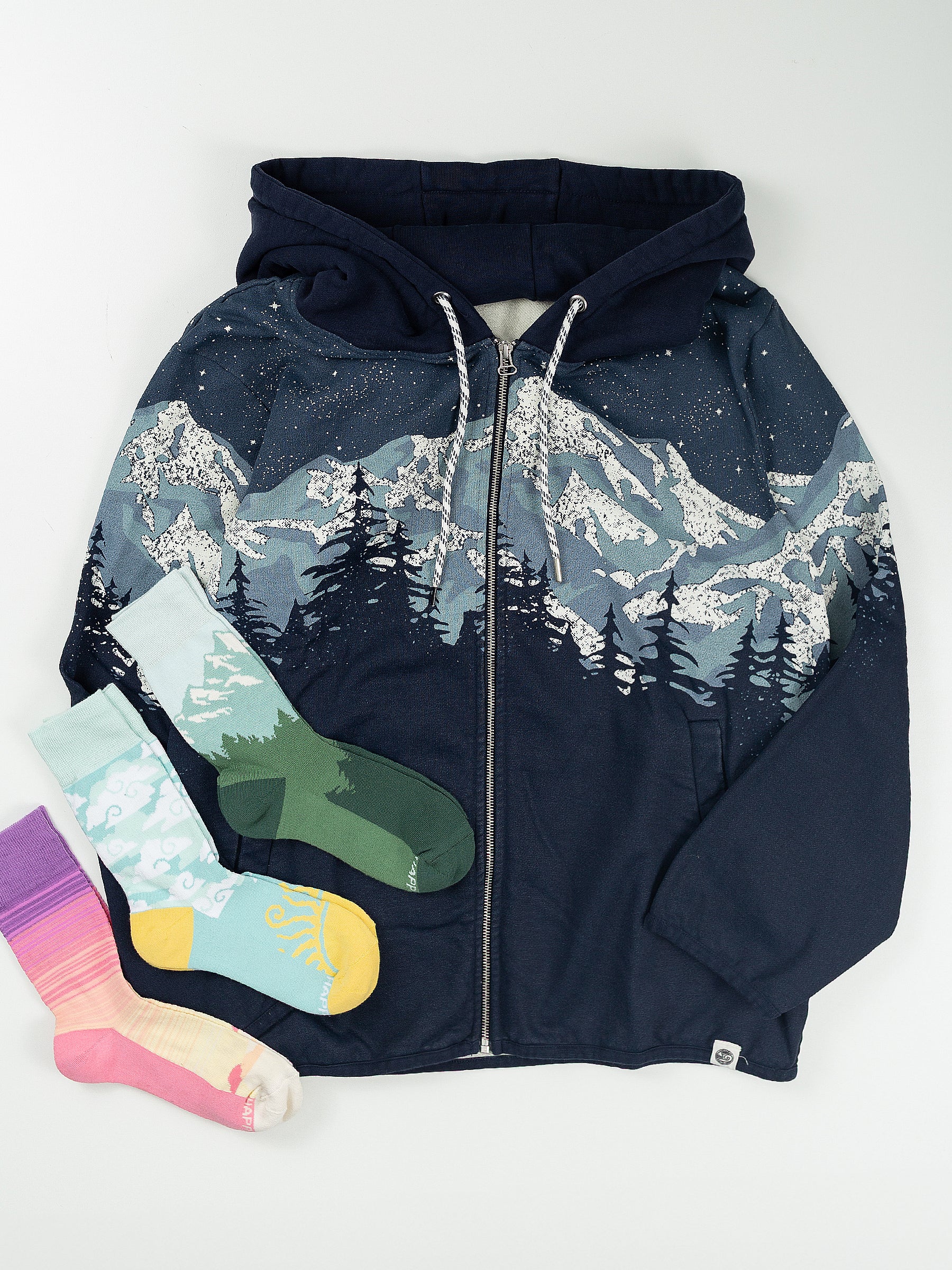 Cascadian Night Zip Hoodie Bundle