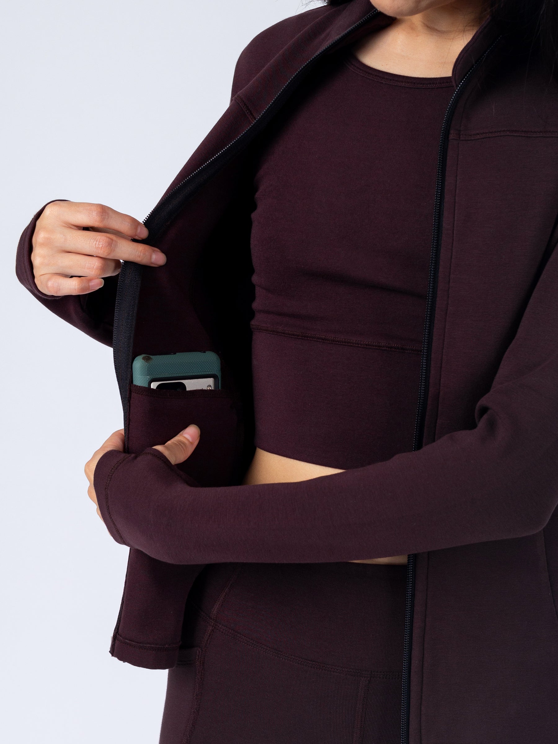 PlantTec™ Organic Contour Jacket | Espresso