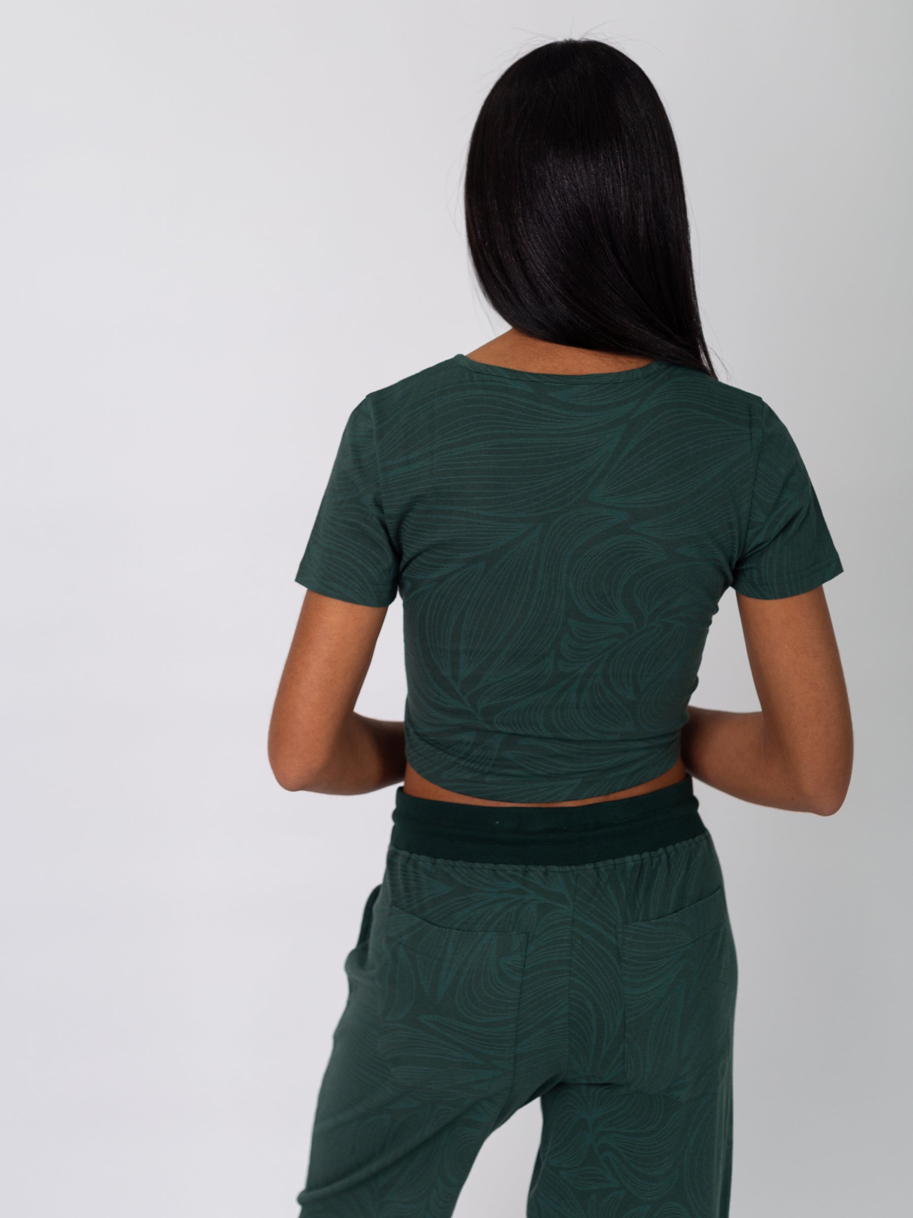 Wrap Crop Top | Tropics