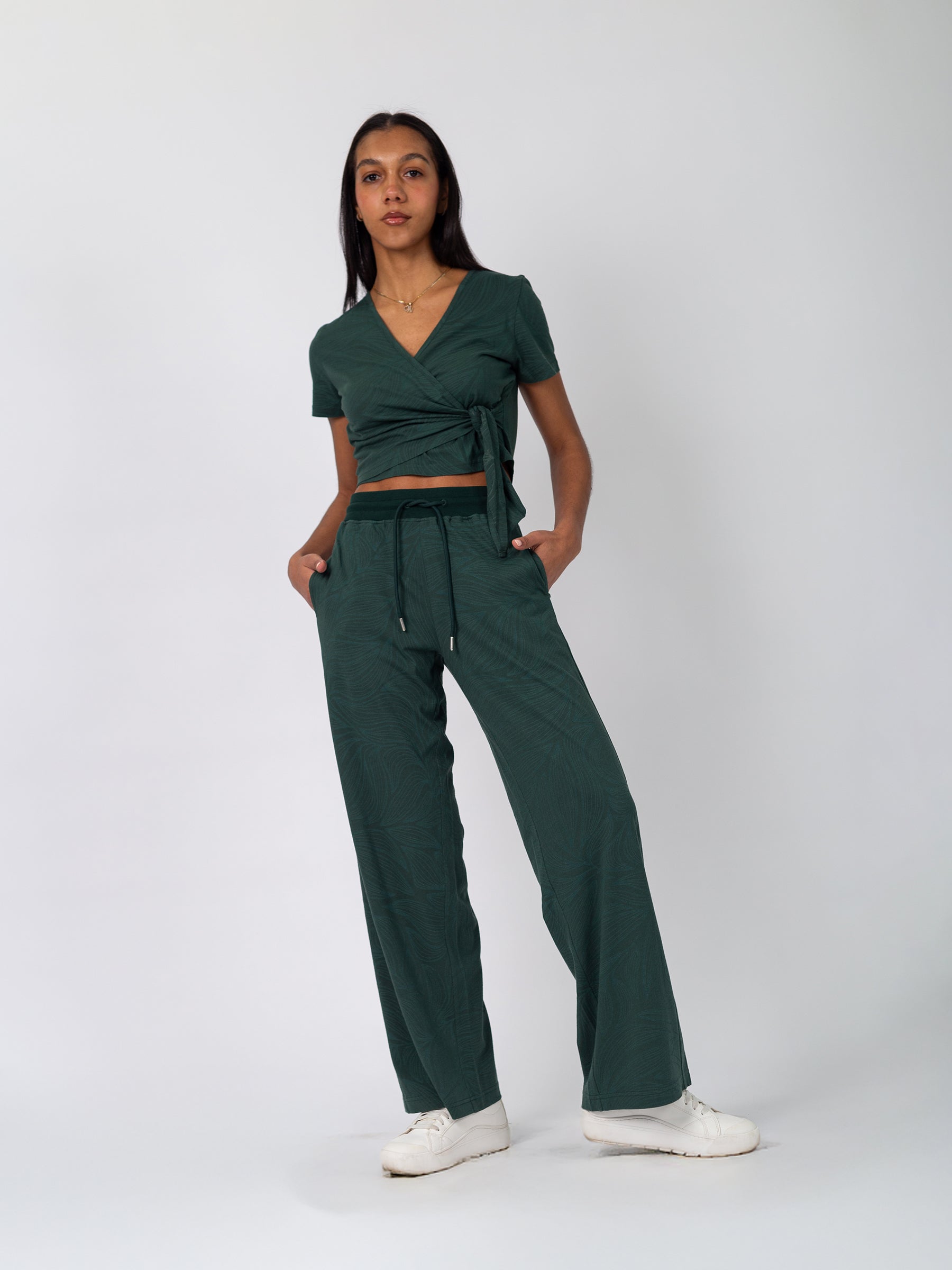 Wrap Crop Top | Tropics