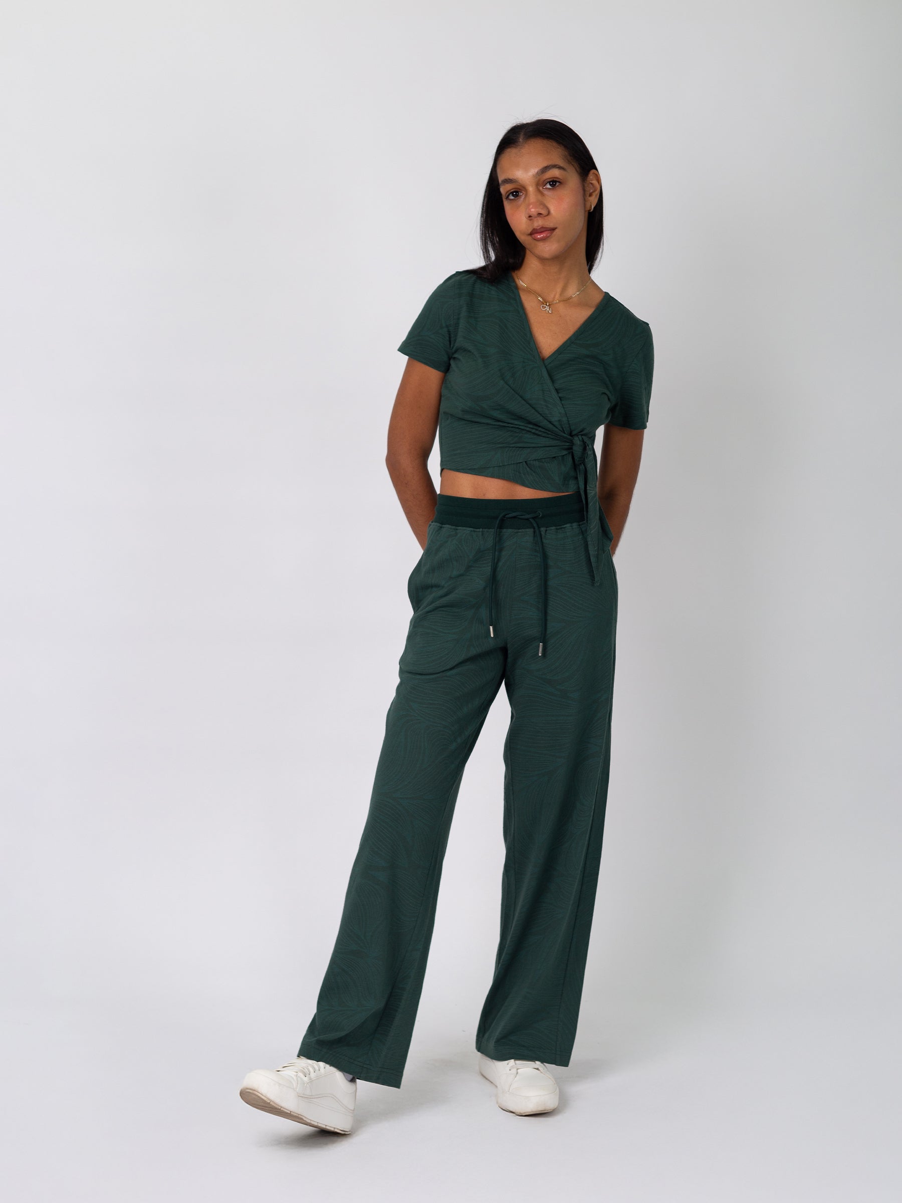 Wrap Crop Top | Tropics