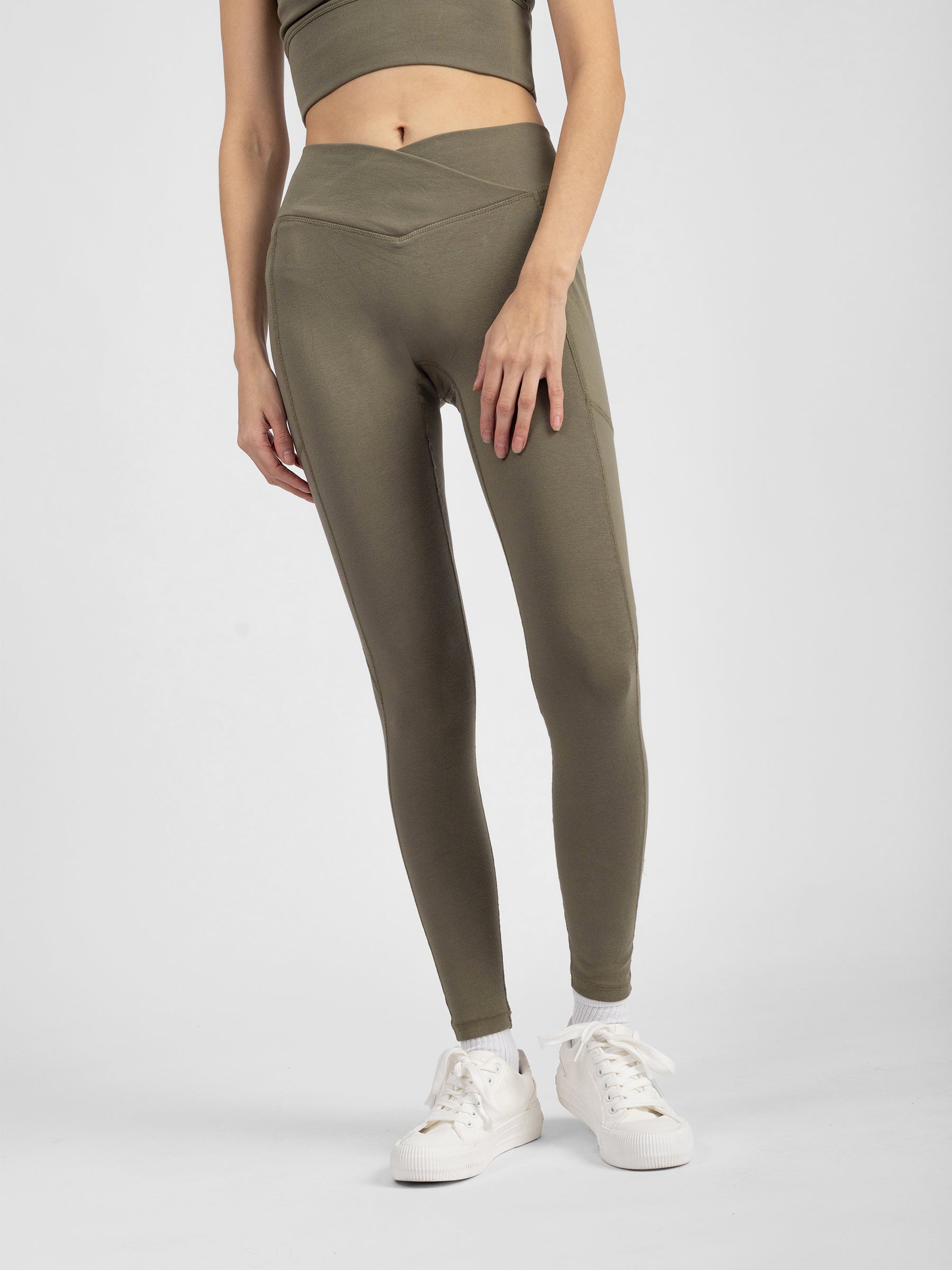 PlantTec™ Organic Seamless Leggings | Cypress