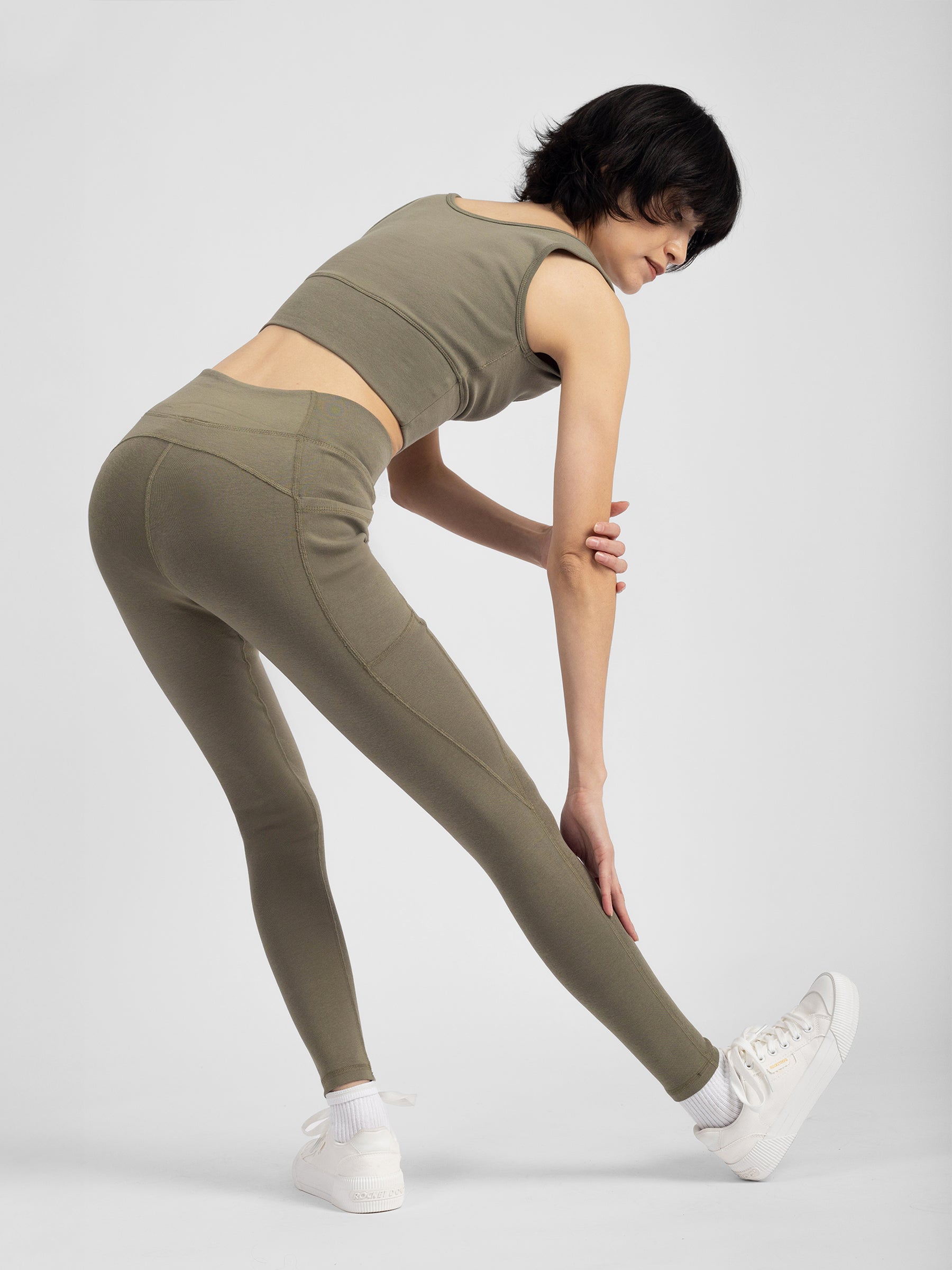 PlantTec™ Organic Seamless Leggings | Cypress