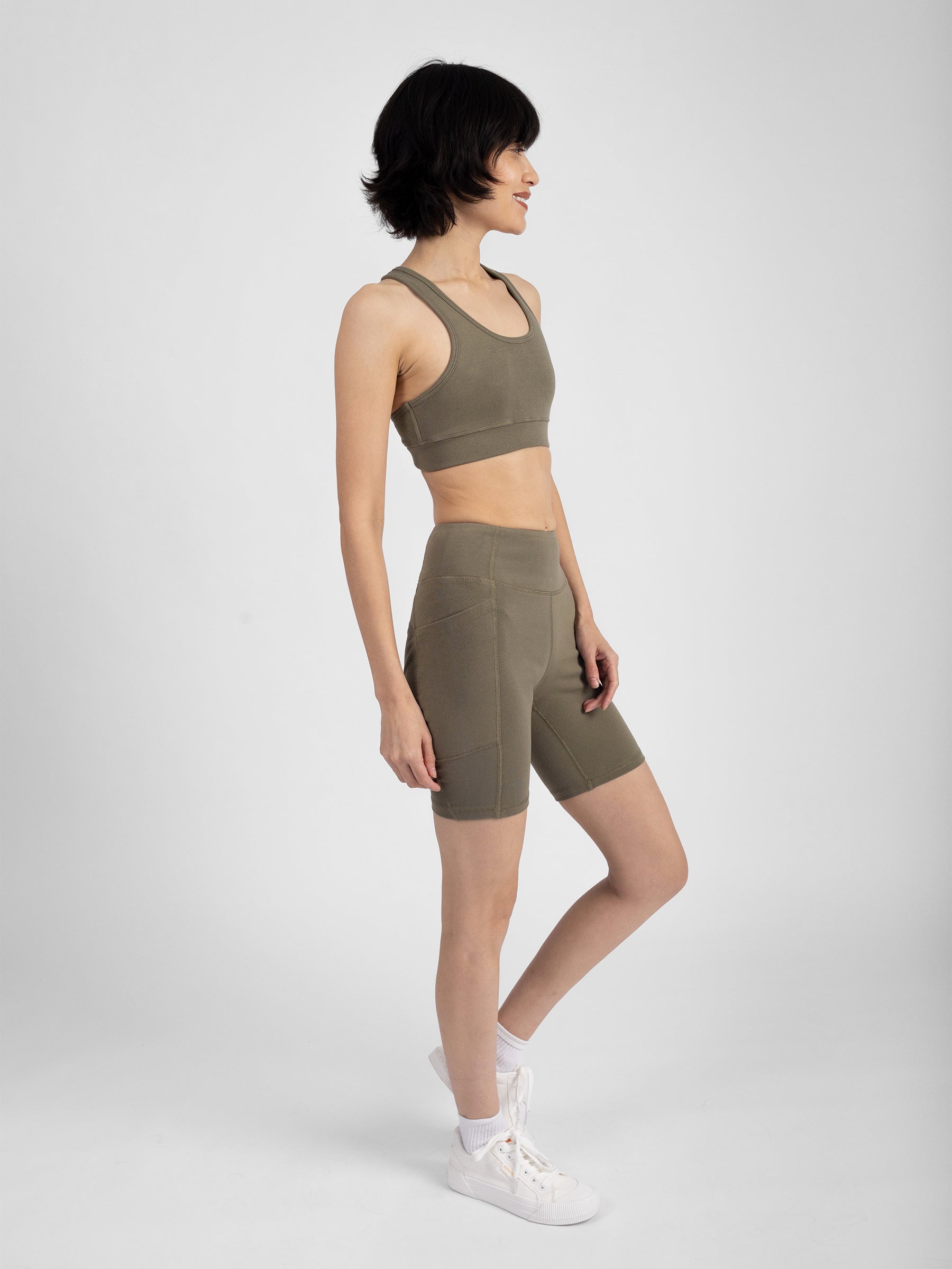 PlantTec™ Organic Sports Bra | Cypress