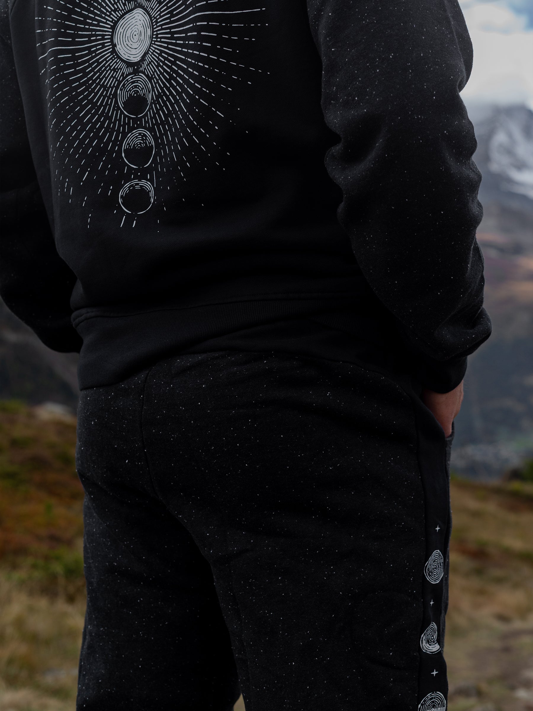 Dark Side Raglan Pullover, a Organic Sweatshirt by Happy Earth Apparel