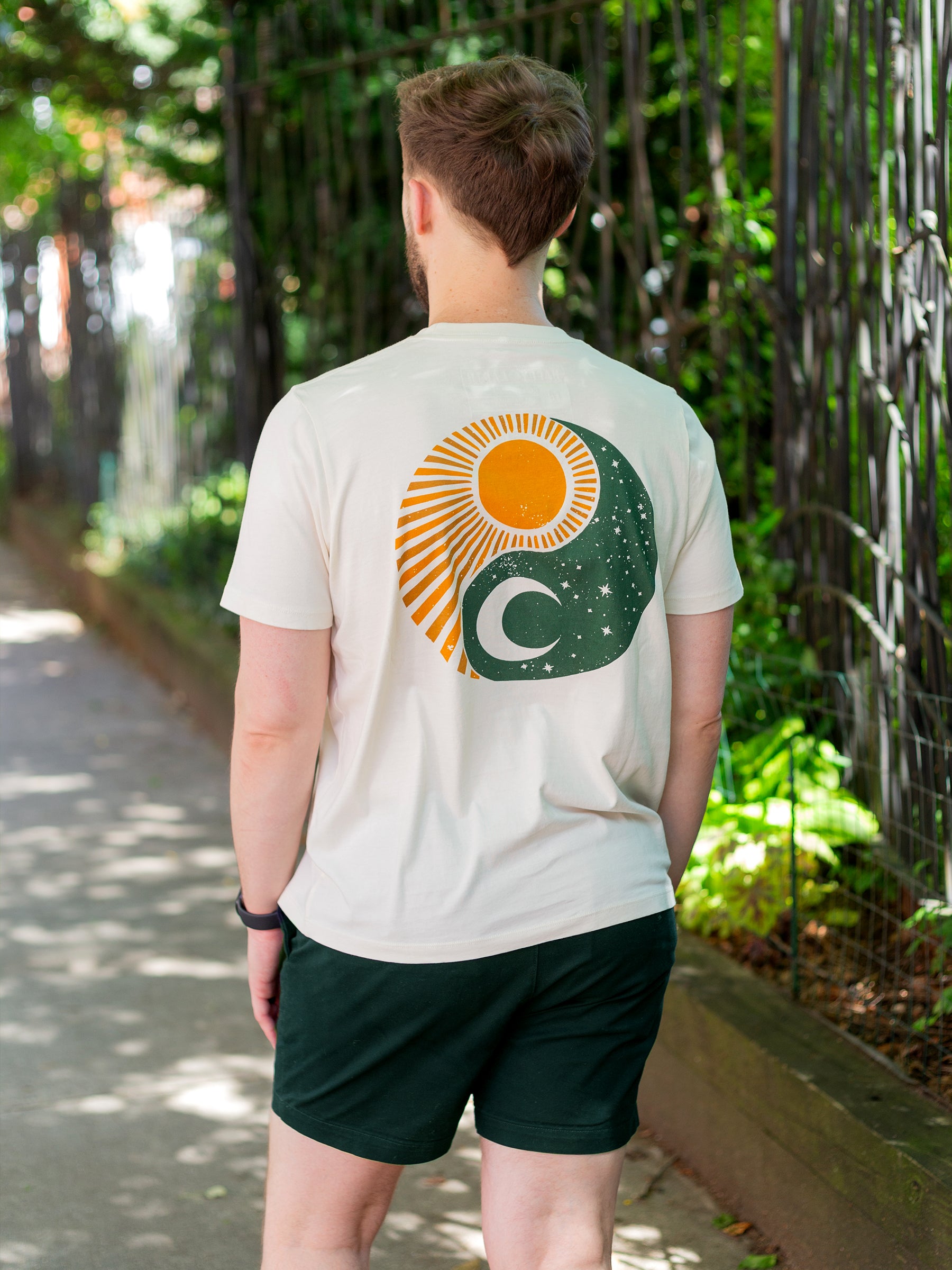 Day and Night Tee-Organic Tee-Happy Earth