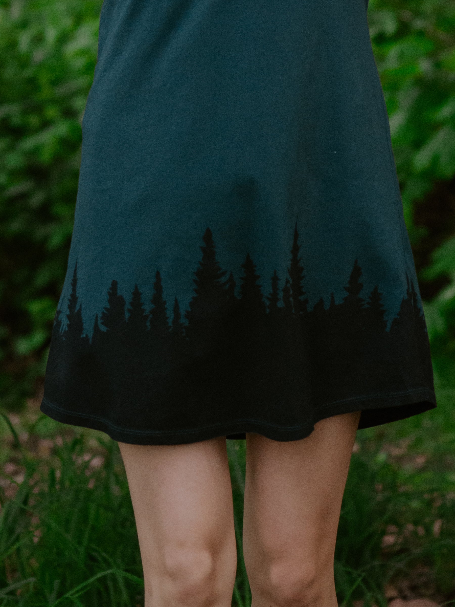Forest Flow T-Shirt Dress