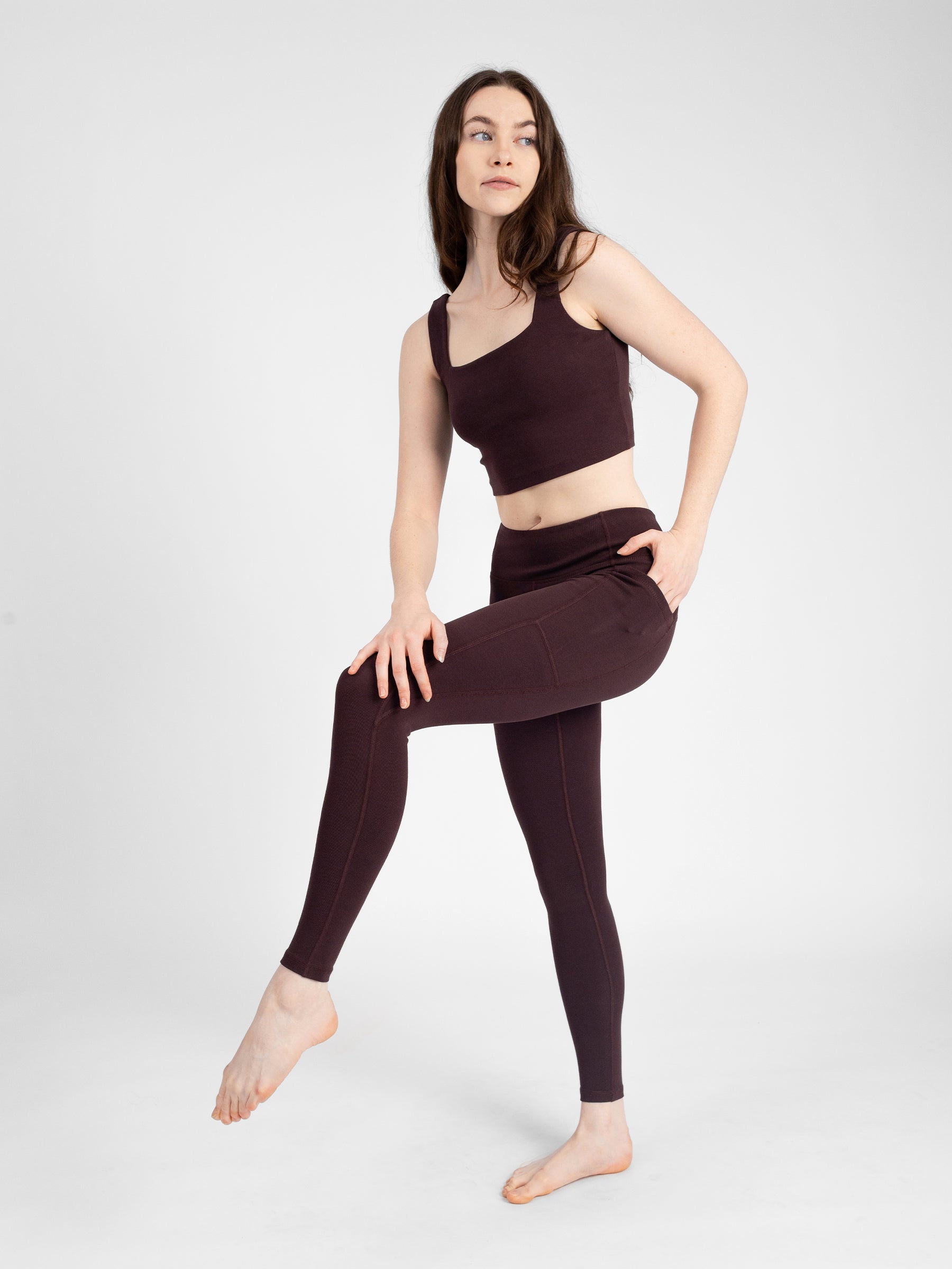 PlantTec™ Organic Leggings | Espresso