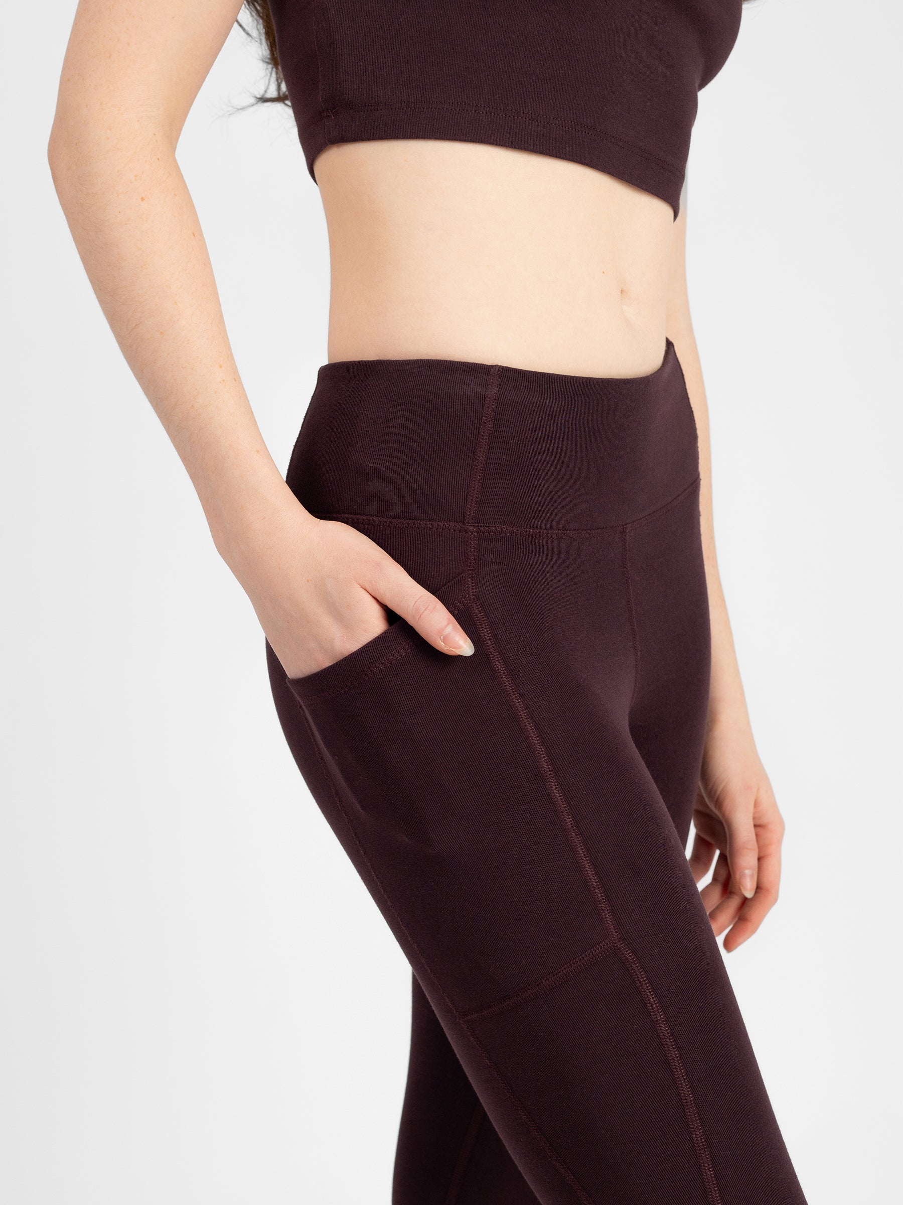 PlantTec™ Organic Leggings | Espresso