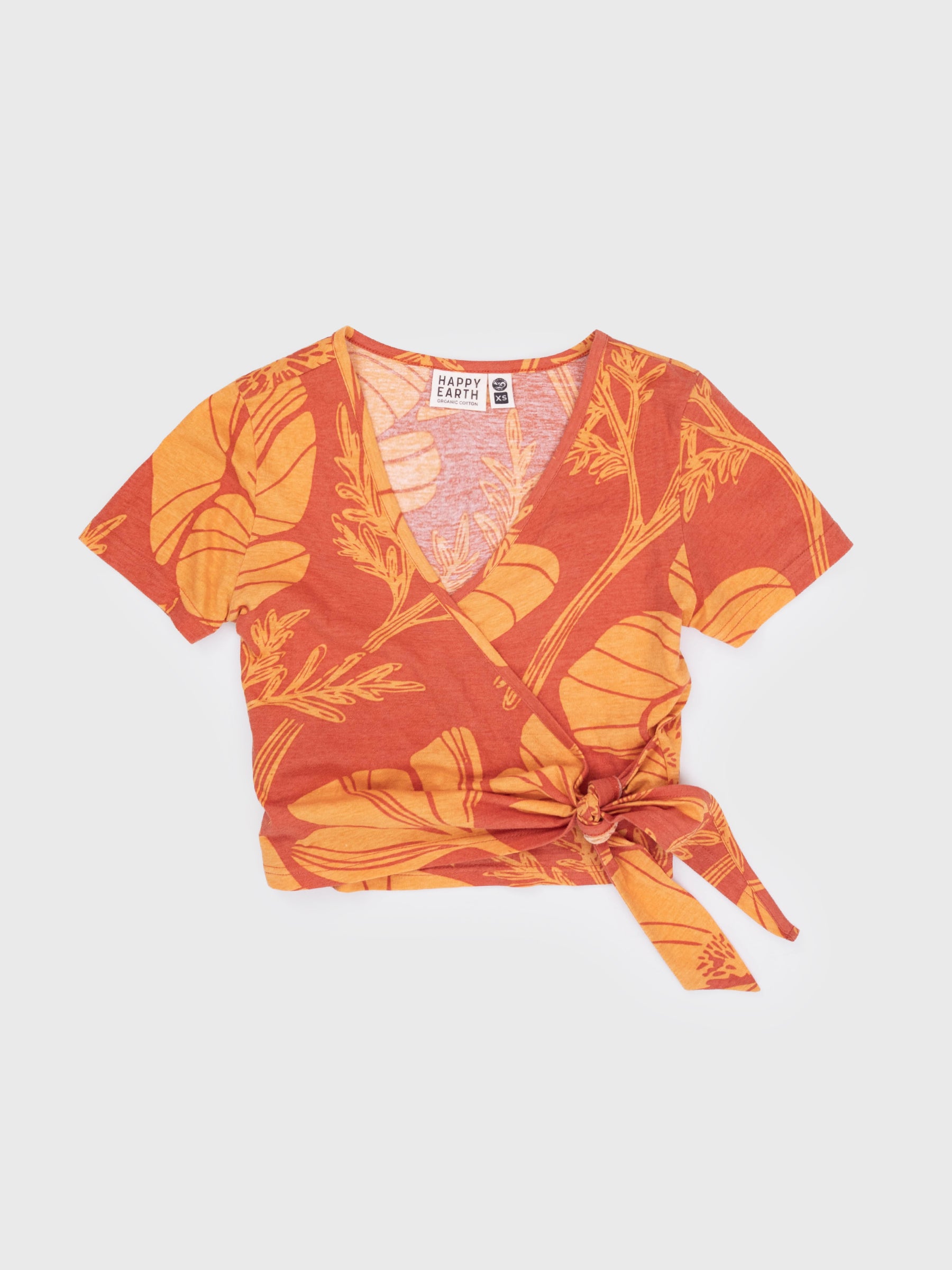 Wrap Crop Top | Poppies