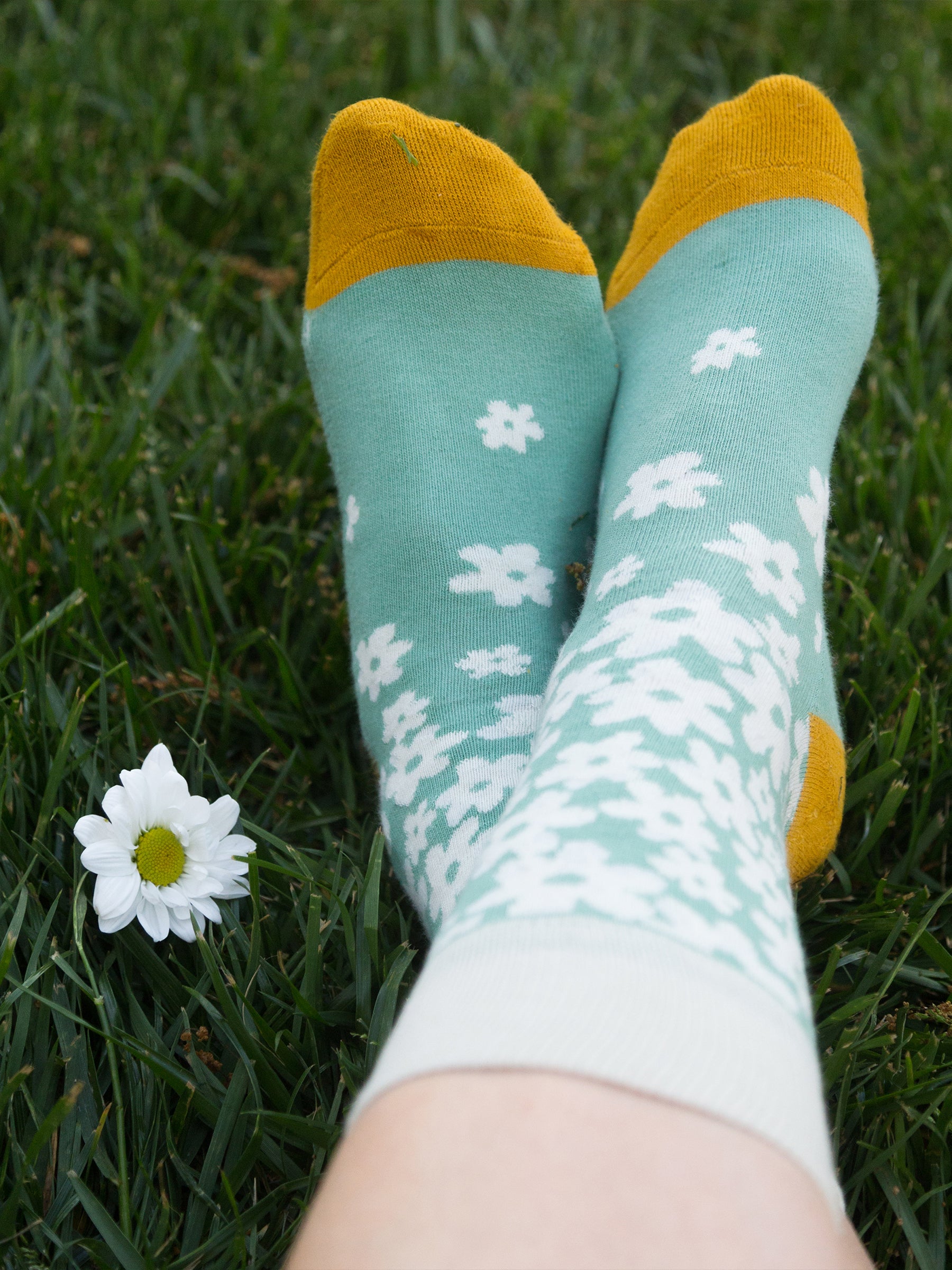 Flower Power Socks-Organic Socks-Happy Earth