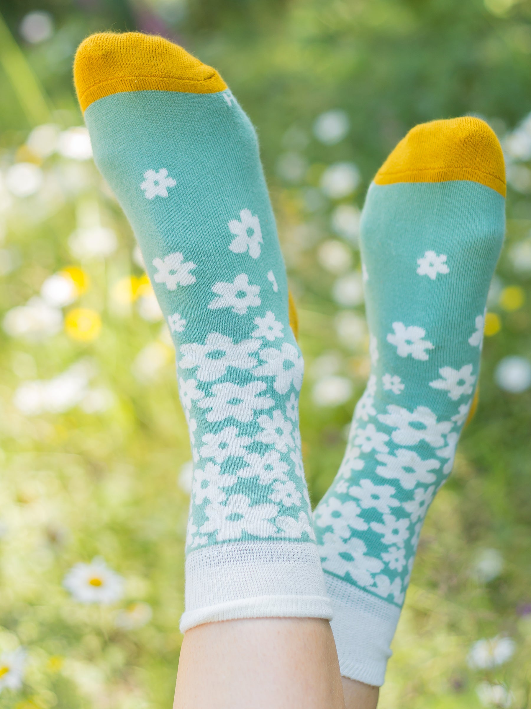 Flower Power Socks-Organic Socks-Happy Earth