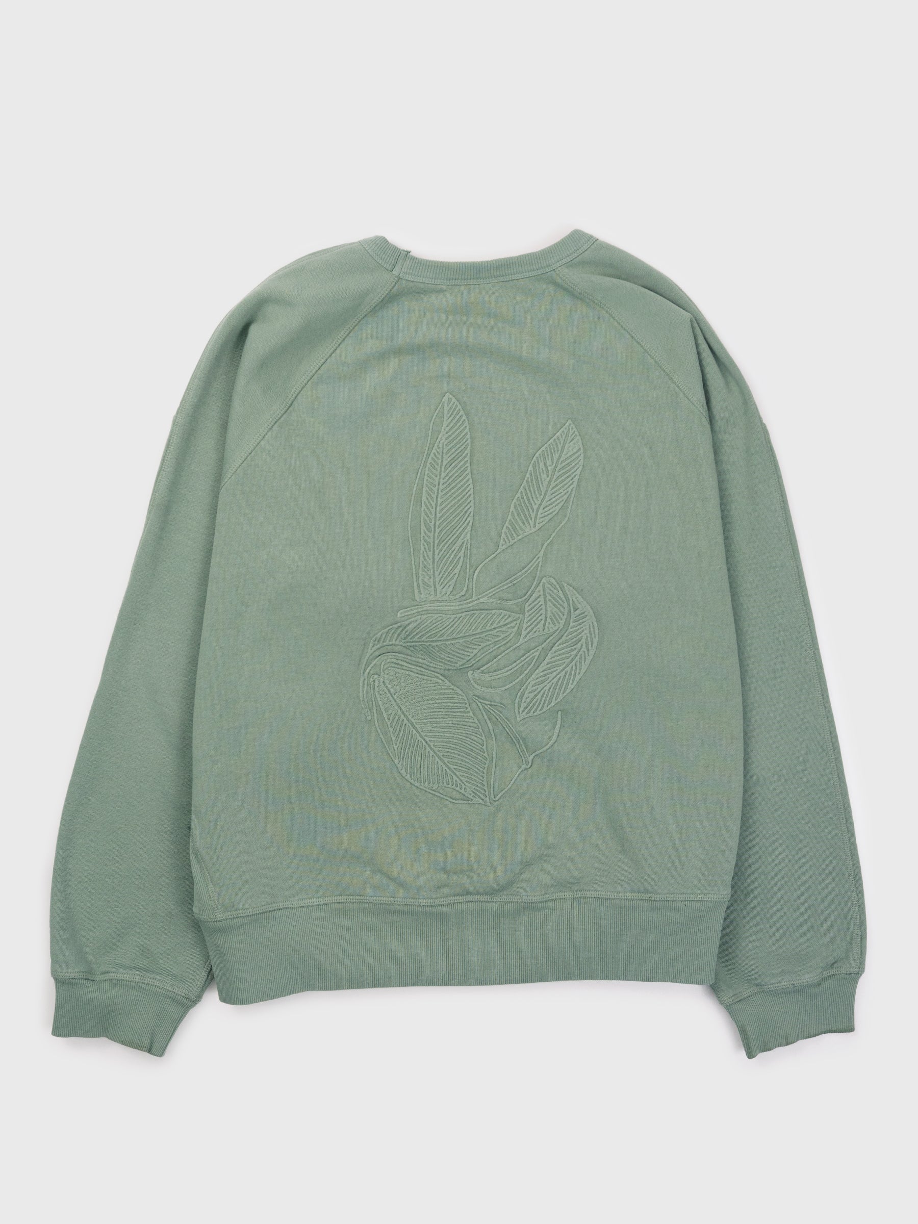 GOOD VIBES Embroidered Organic Pullover
