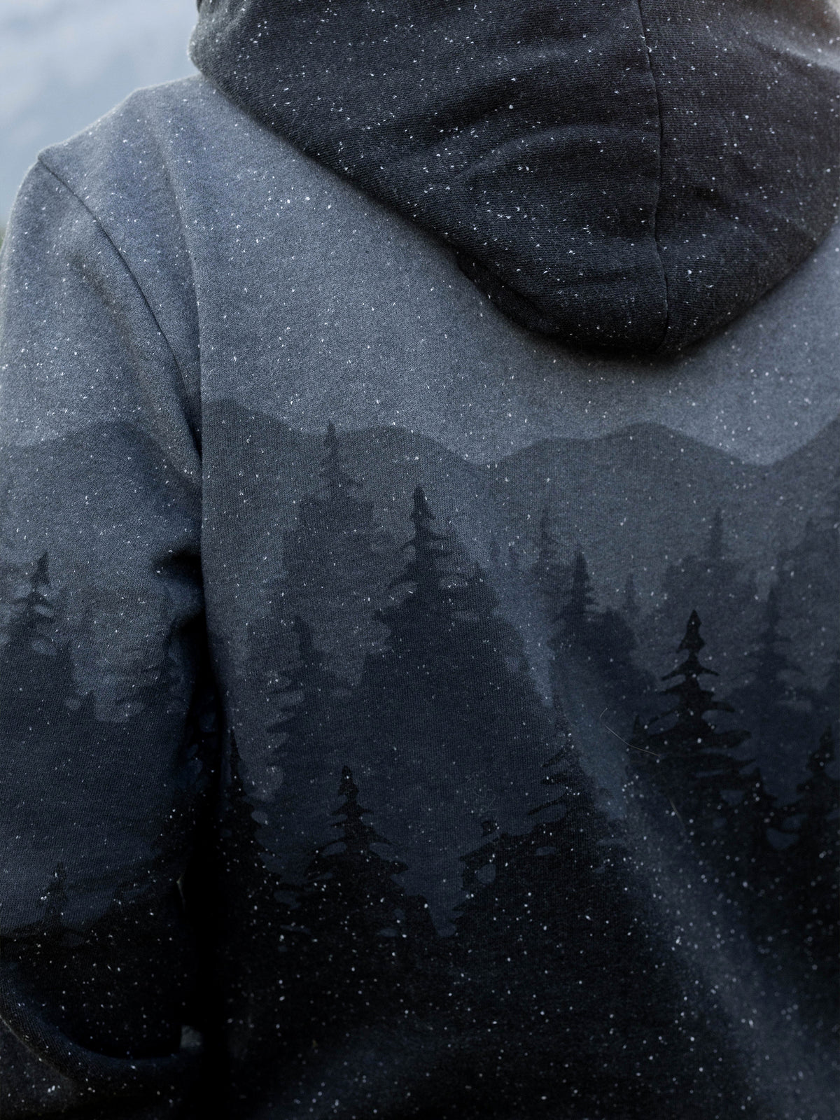 Dark Frost Hoodie, Fair Trade organic cotton