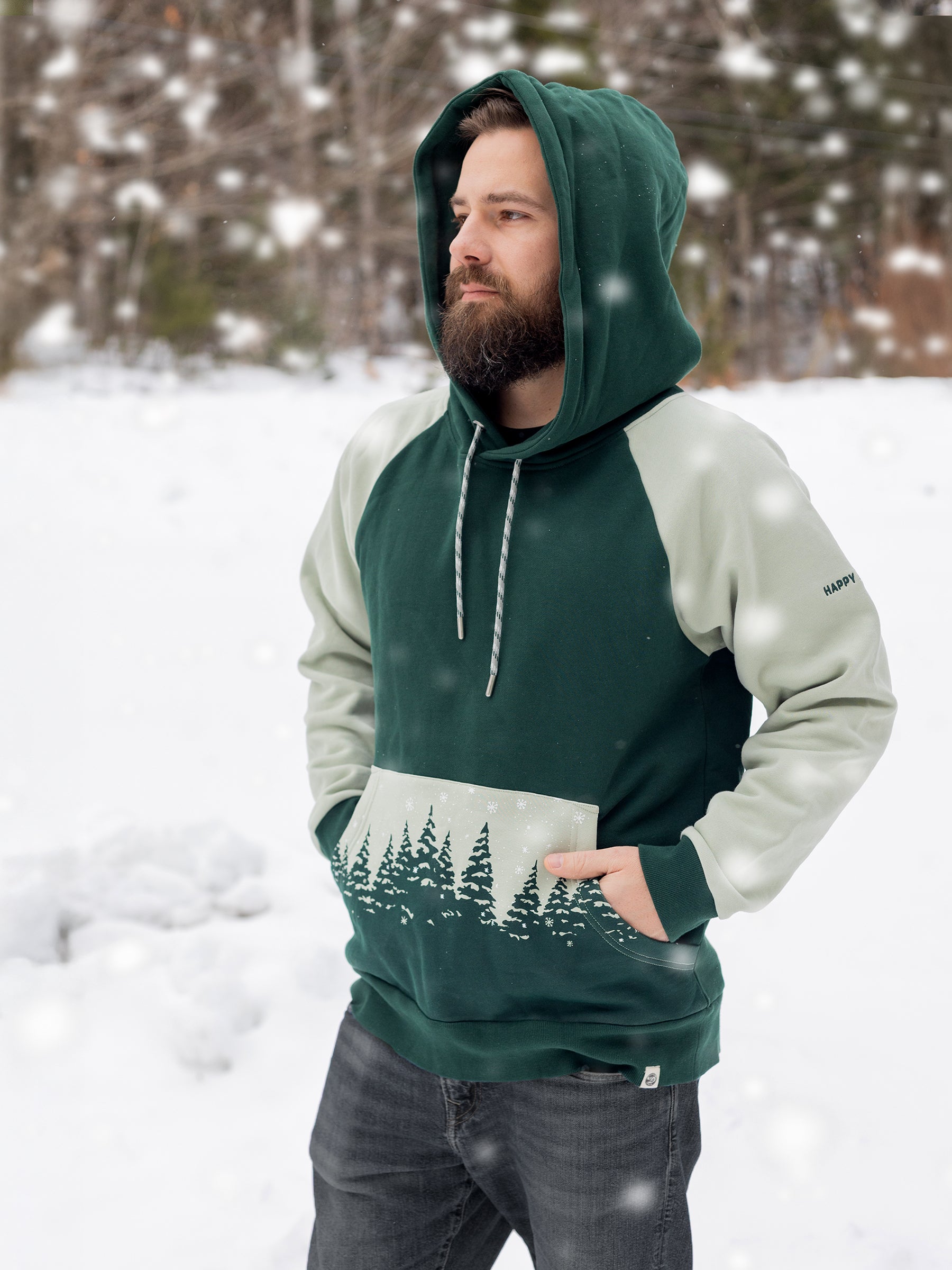 Powdered Pines Hoodie