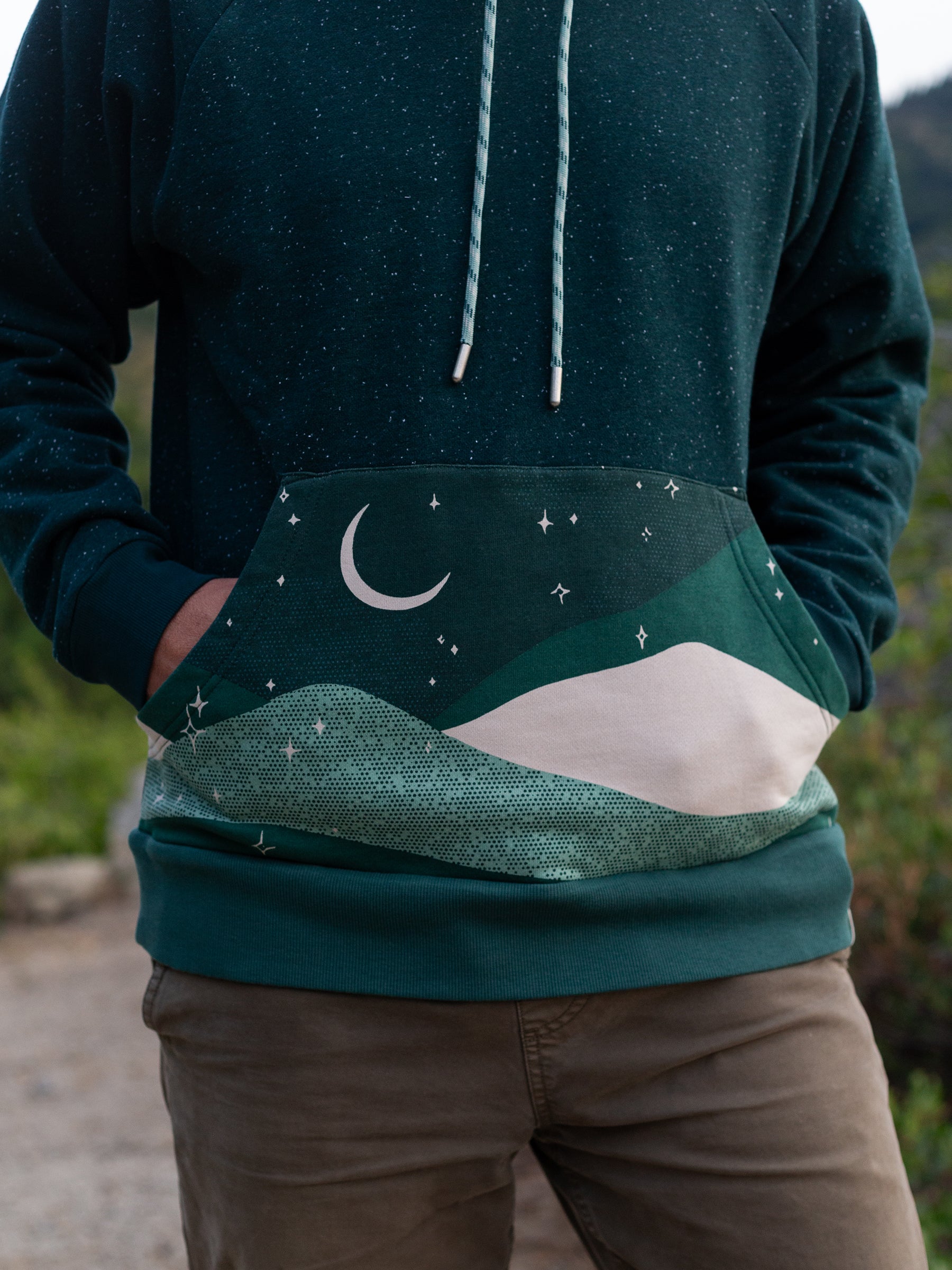 Stargaze Hoodie, a Organic Hoodie by Happy Earth Apparel