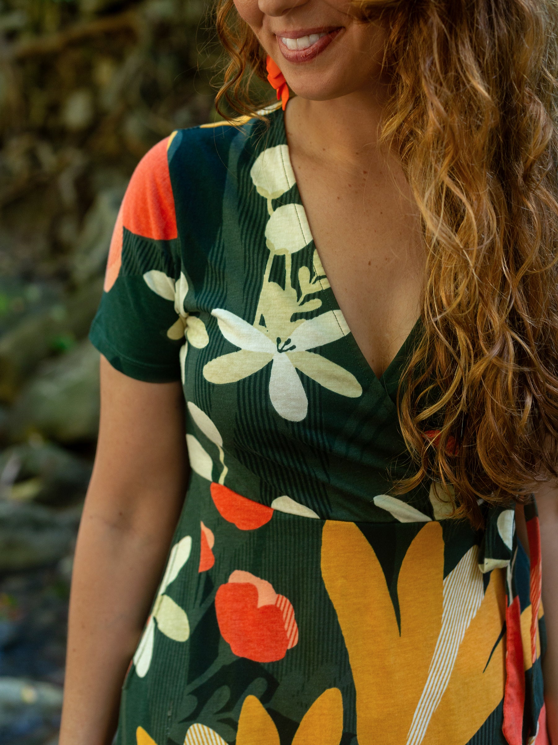 Isla Midi Dress | Paradise-Organic Dress-Happy Earth