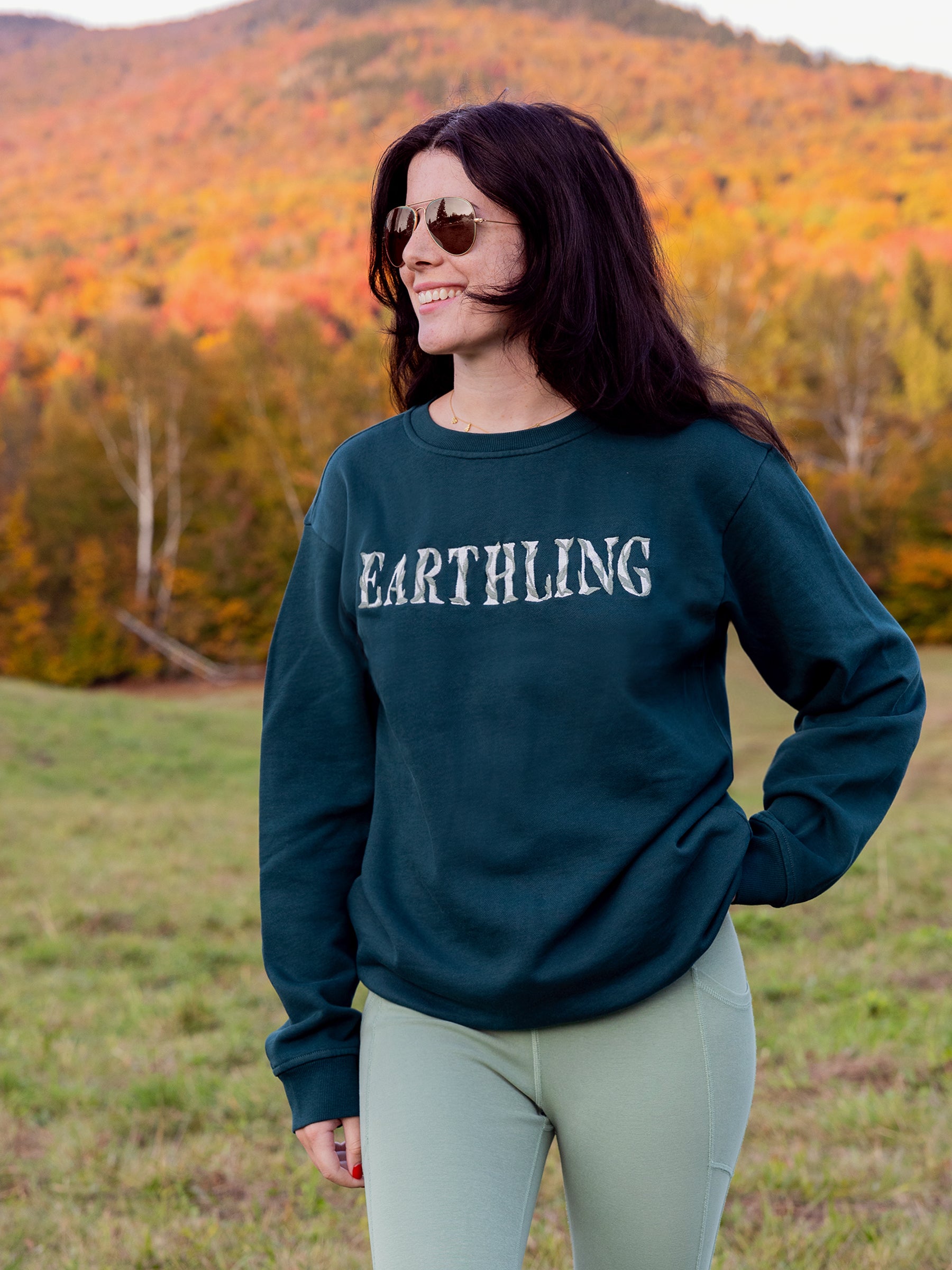 Ivy Earthling Pullover-Organic Sweatshirt-Happy Earth