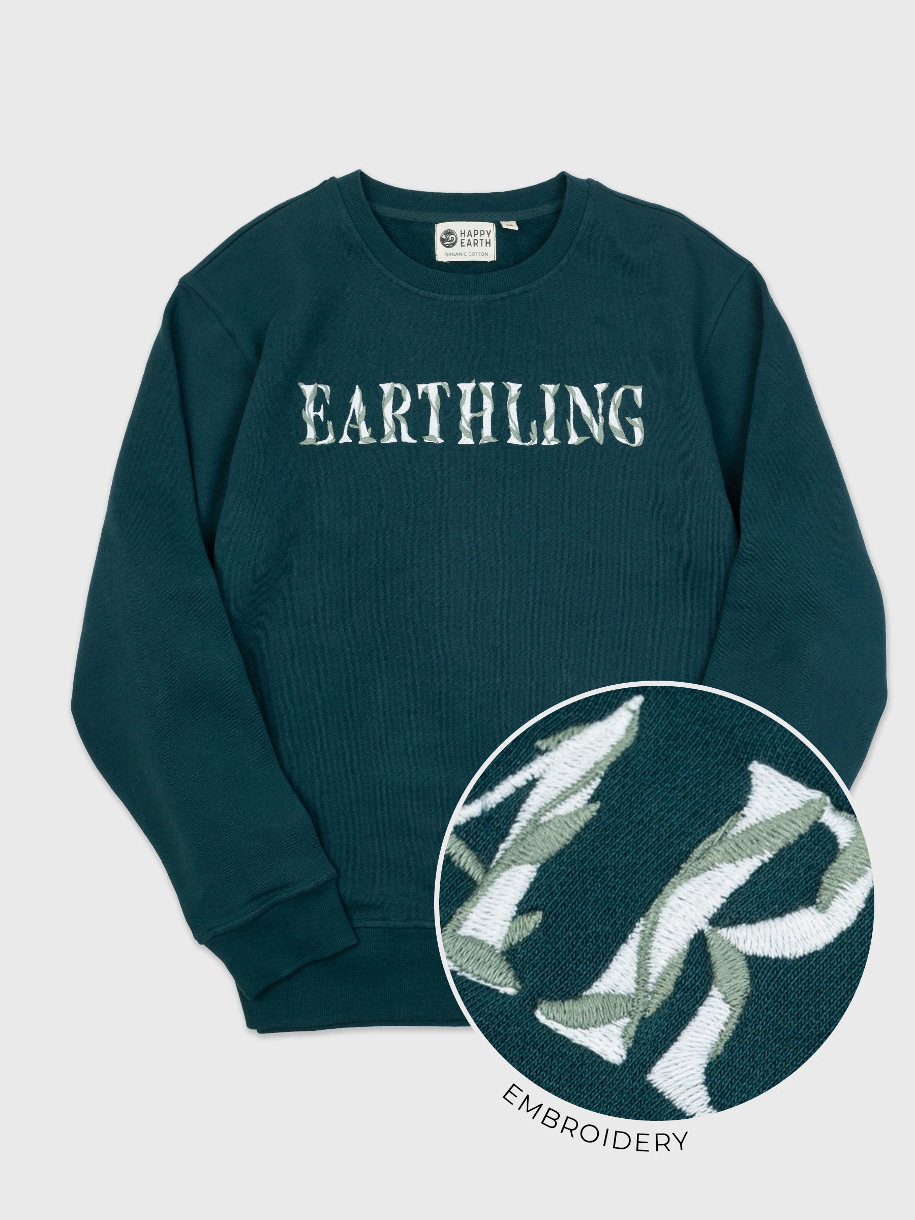 Ivy Earthling Pullover, a Organic Sweatshirt by Happy Earth Apparel