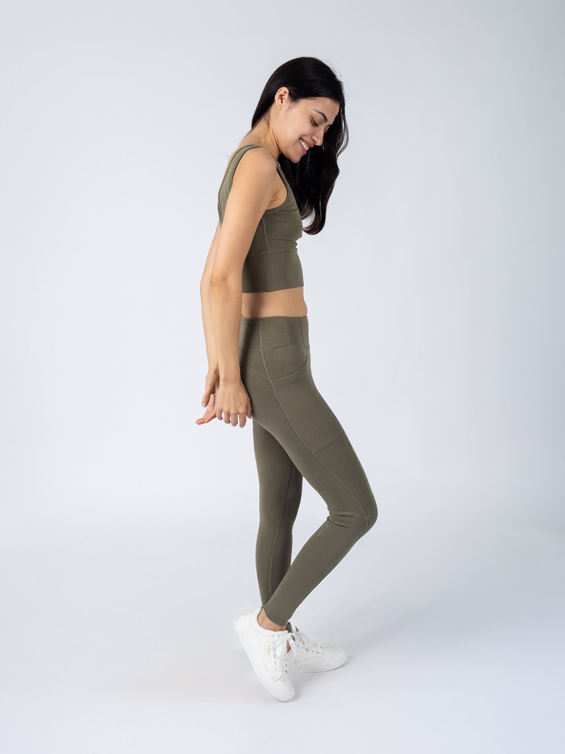 PlantTec™ Organic Leggings | Cypress, a Organic Activewear by Happy Earth Apparel