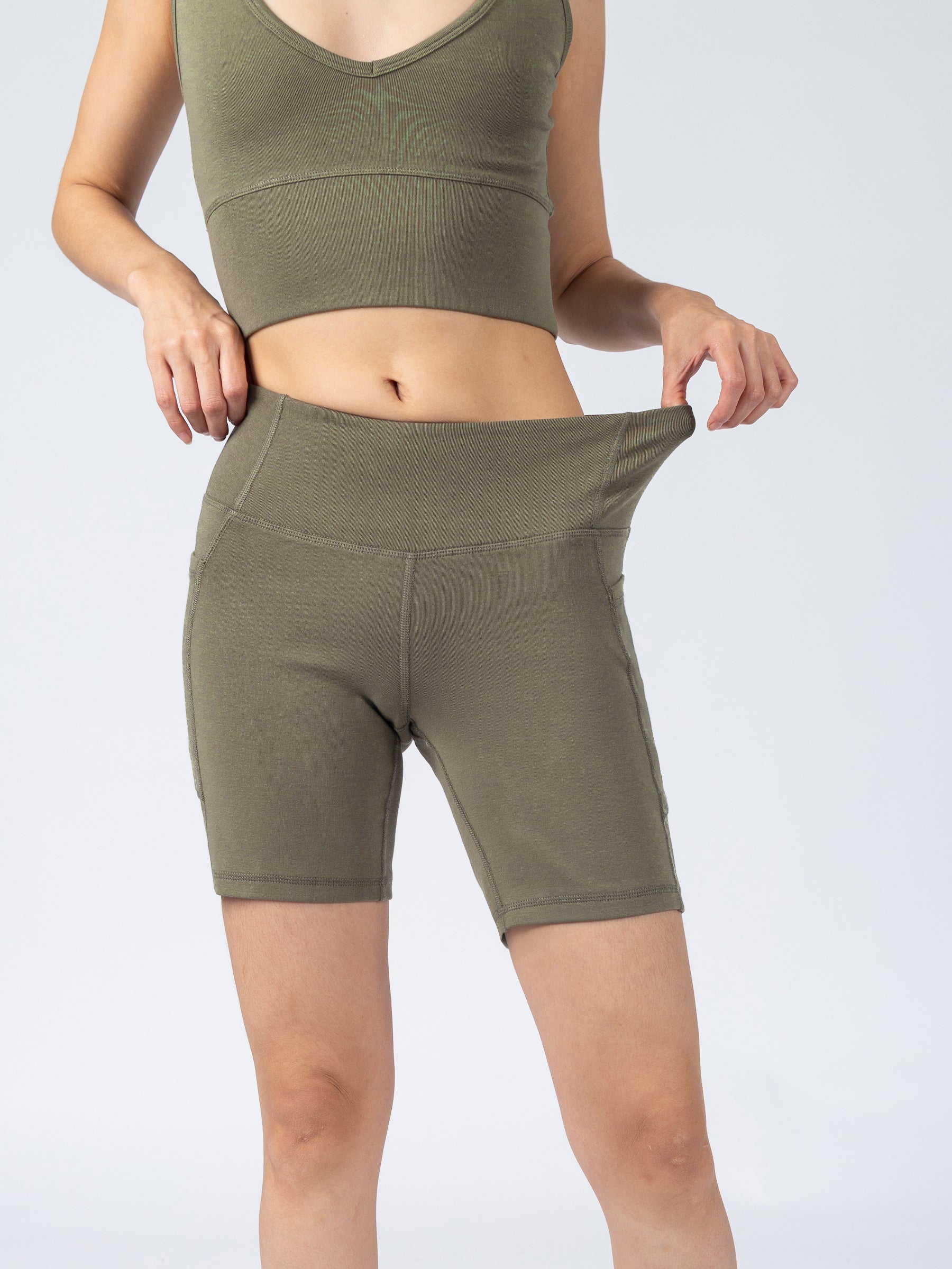 PlantTec™ Organic Shorts | Cypress, a Organic Activewear by Happy Earth Apparel