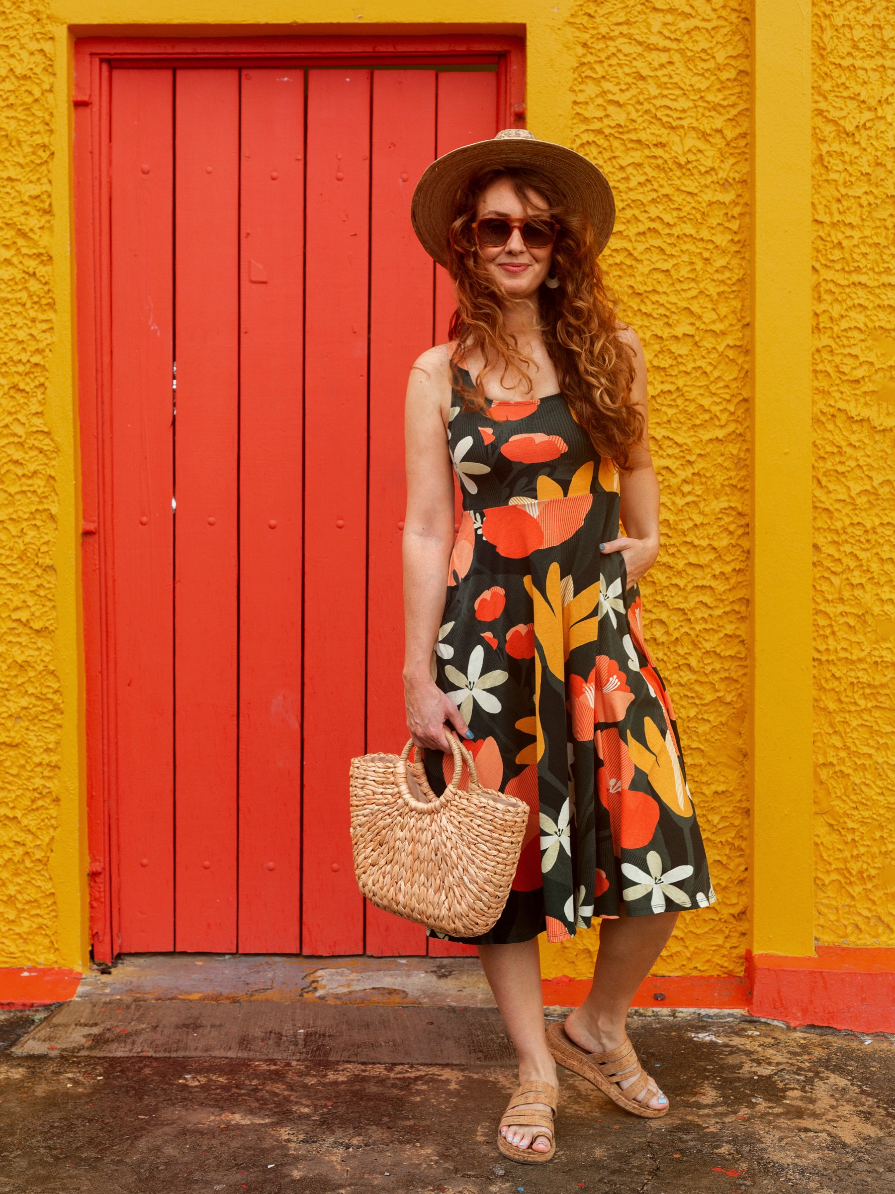 Lily Midi Dress | Paradise-Organic Dress-Happy Earth
