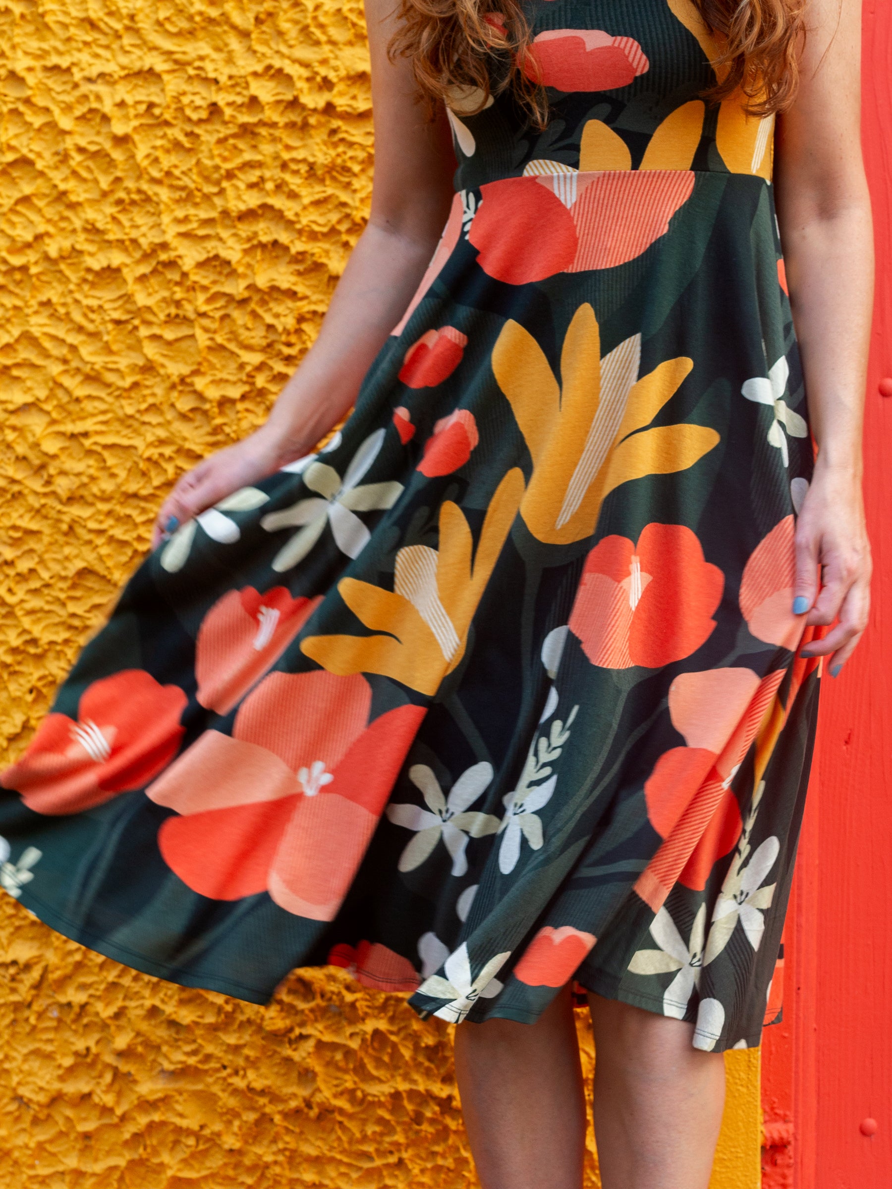 Lily Midi Dress | Paradise-Organic Dress-Happy Earth