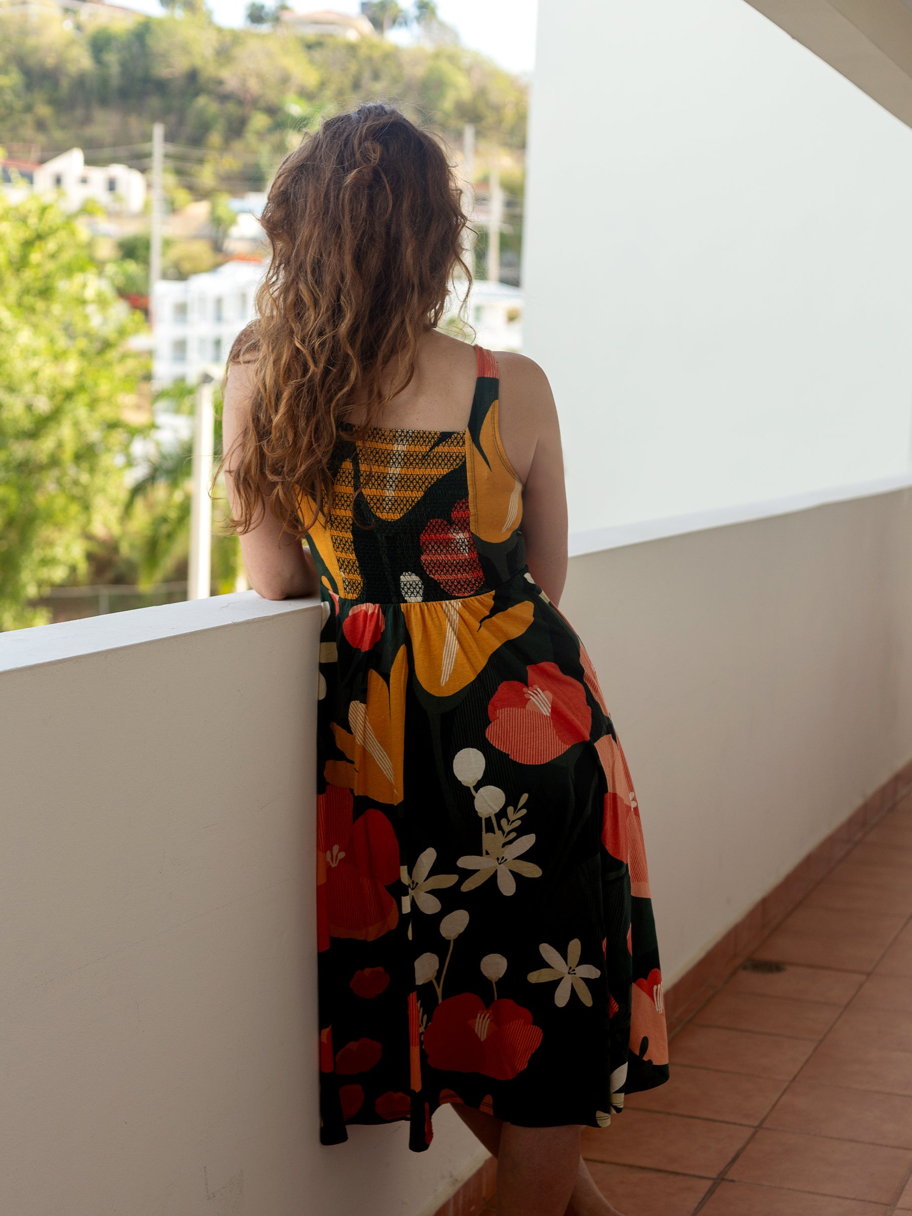 Lily Midi Dress | Paradise-Organic Dress-Happy Earth