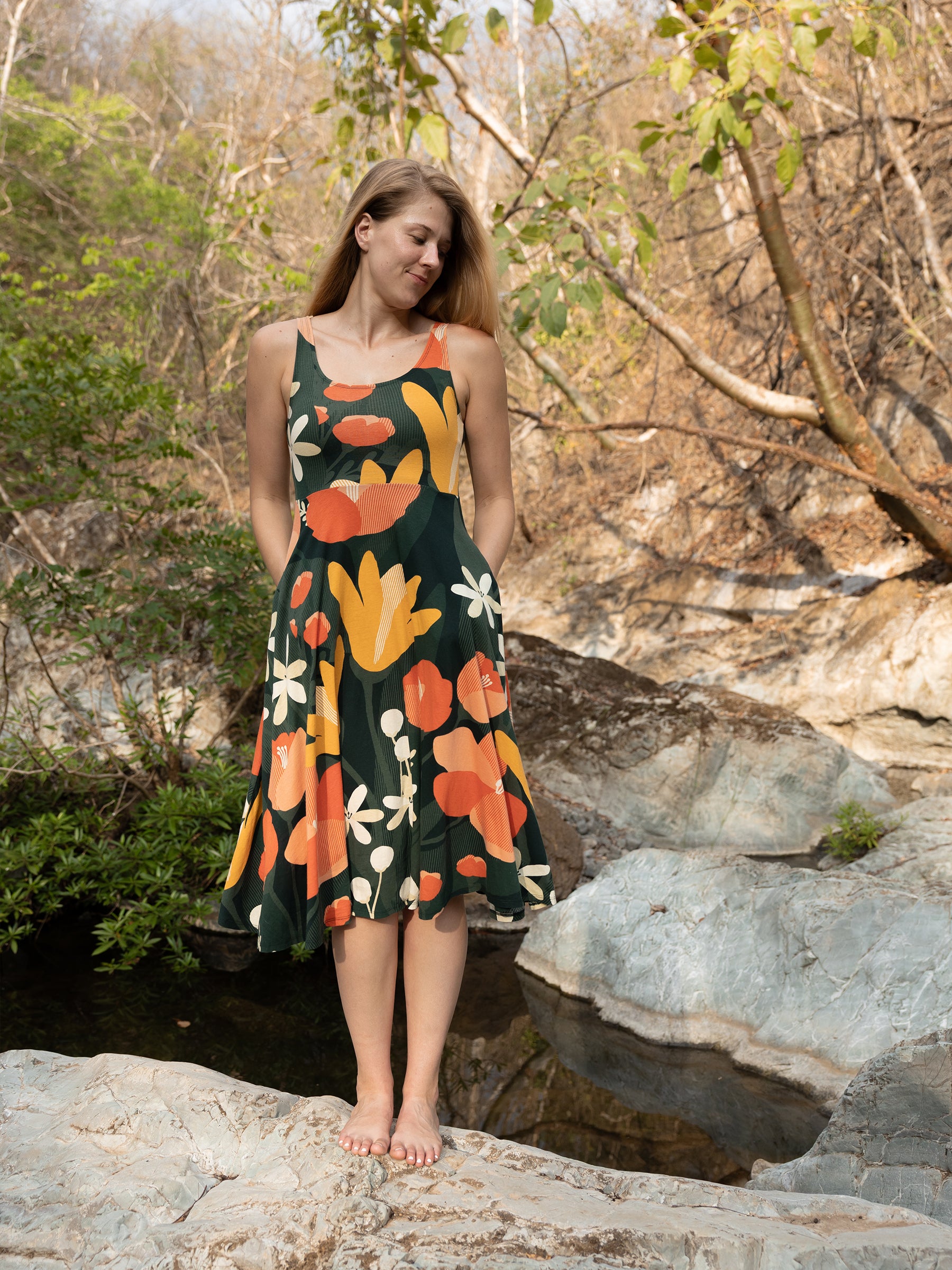 Lily Midi Dress | Paradise