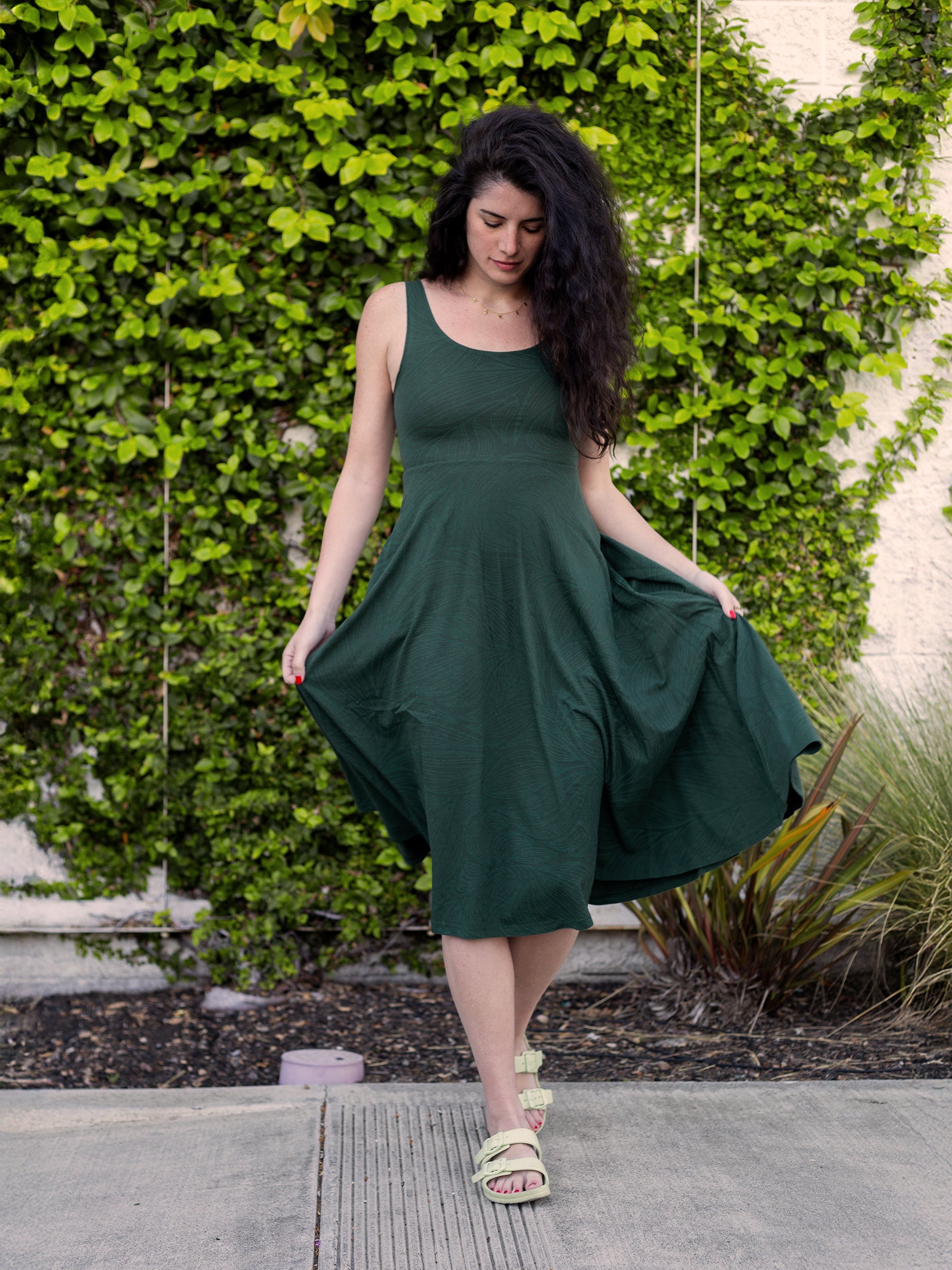 Lily Midi Dress | Tropics