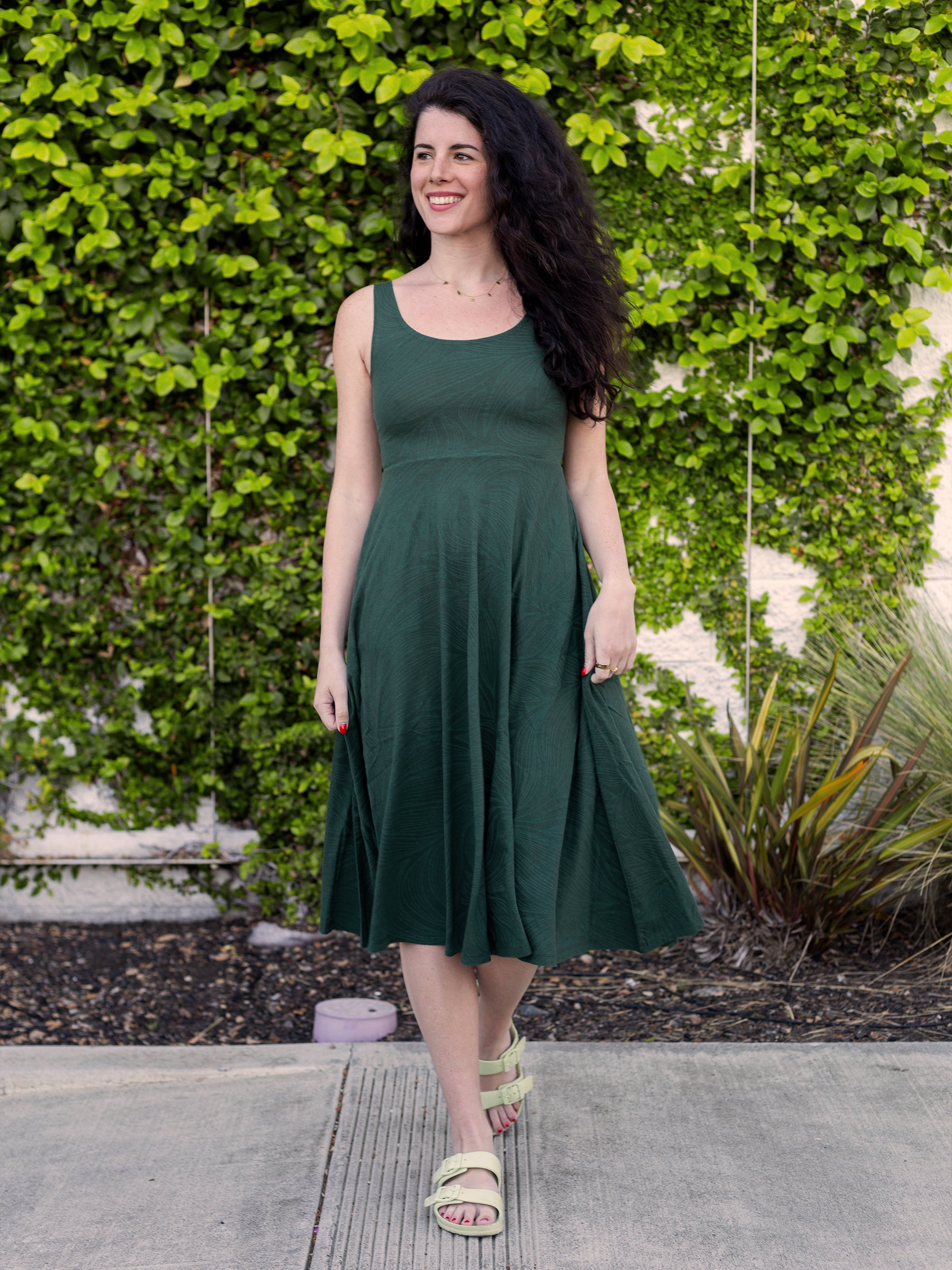 Lily Midi Dress | Tropics