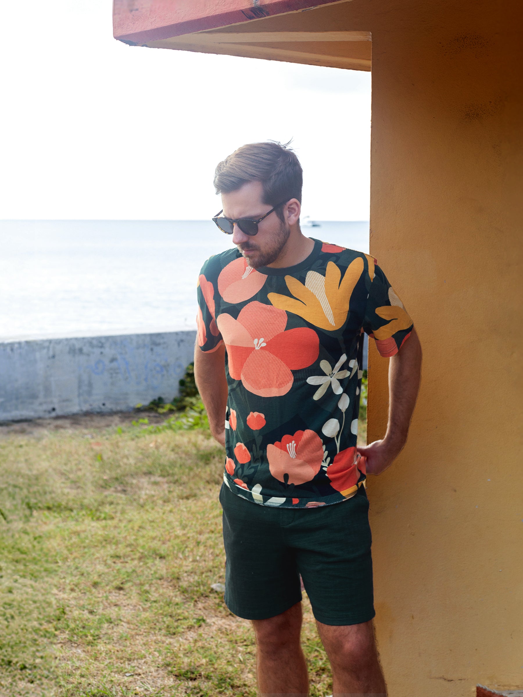 Low Tide Tee | Paradise-Organic Tee-Happy Earth