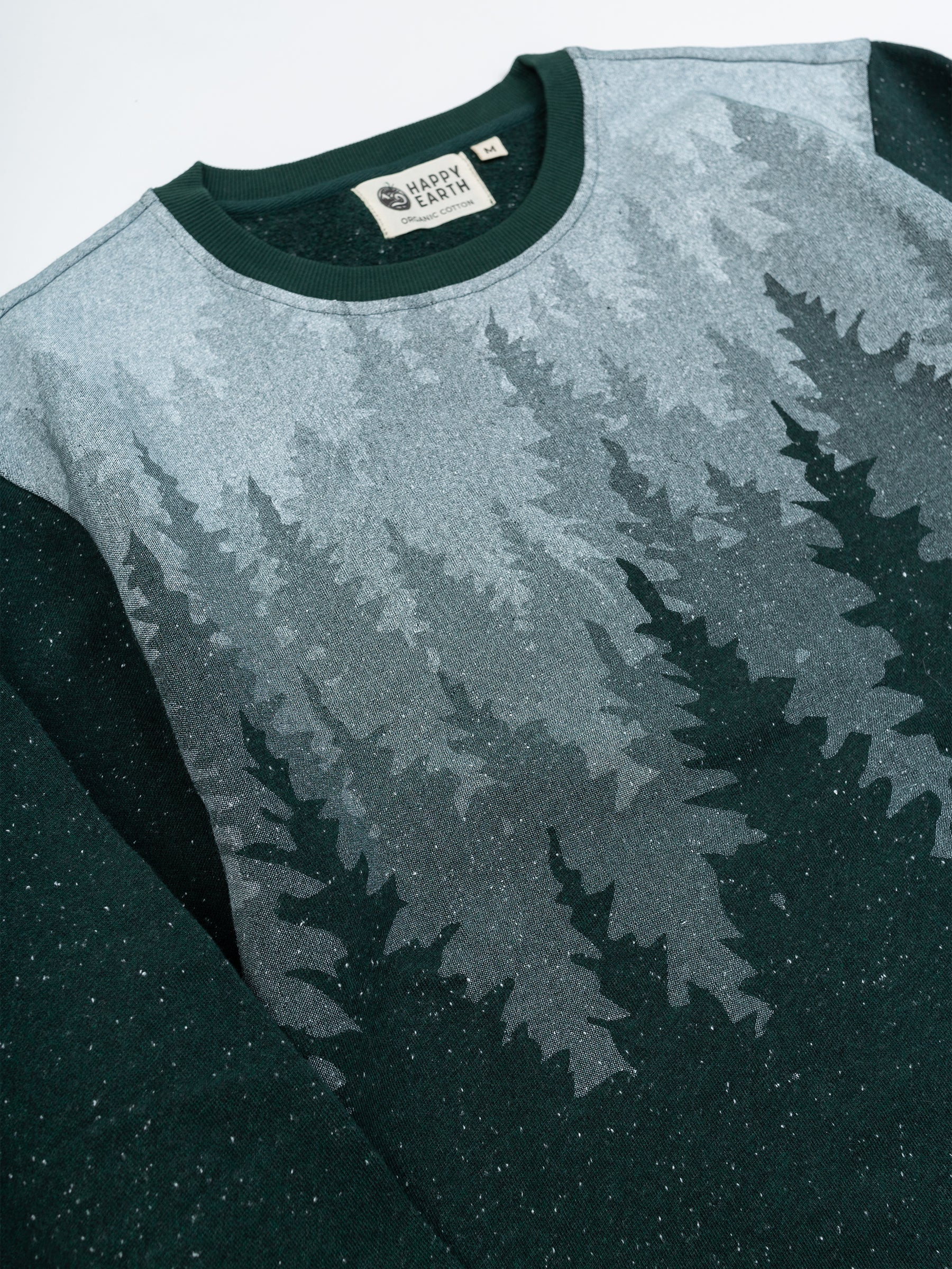 Misty Forest Pullover-Organic Sweatshirt-Happy Earth
